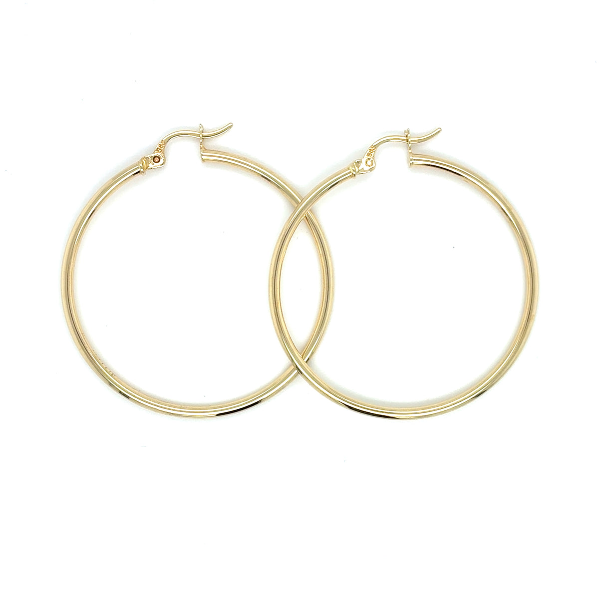Creolen Gold Ohrringe 585 Gelbgold 14 Karat 229906