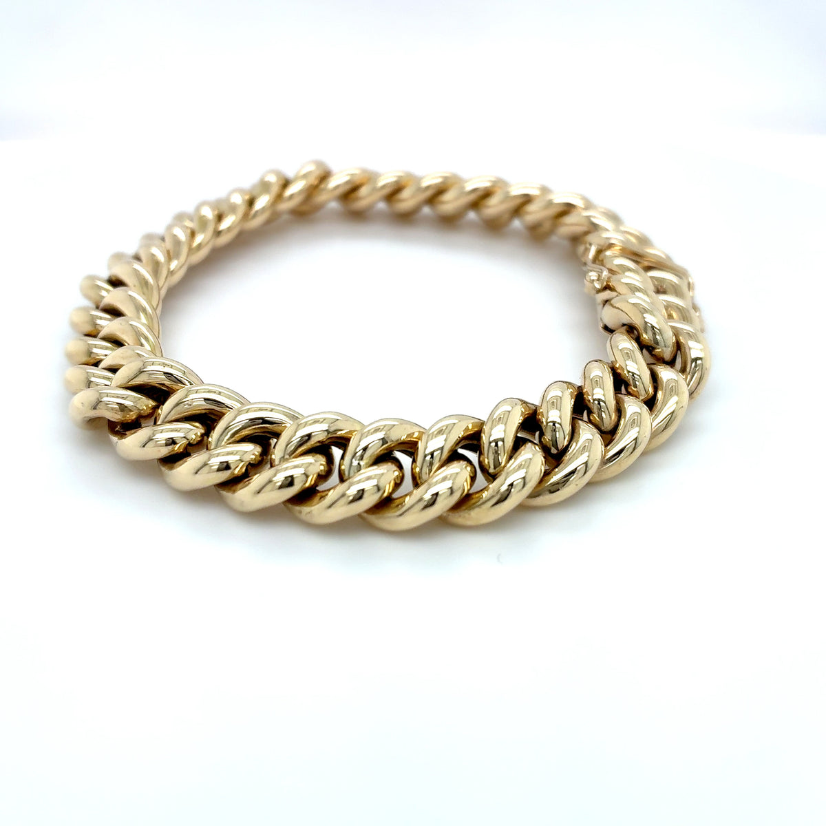Panzer Armband Gold 333 Gelbgold 8 Karat Länge: 19,5cm