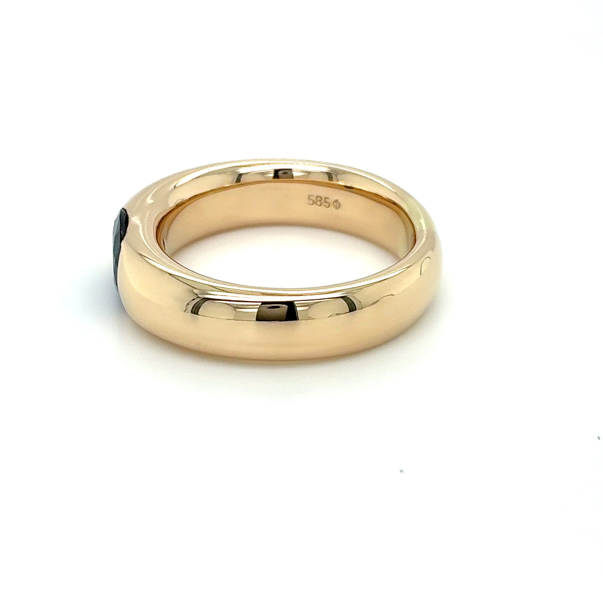 Saphir Ring Gelbgold 585/14kt Gold Gr.59