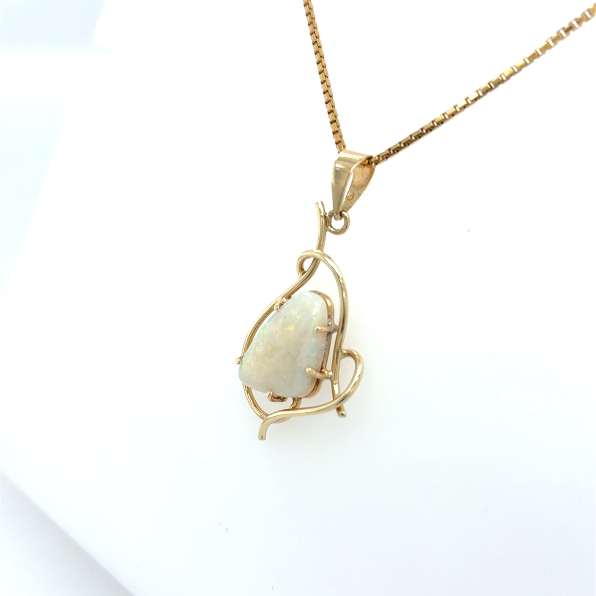 Opal Kette 375 Goldgold 9kt Veneziakette L:40m
