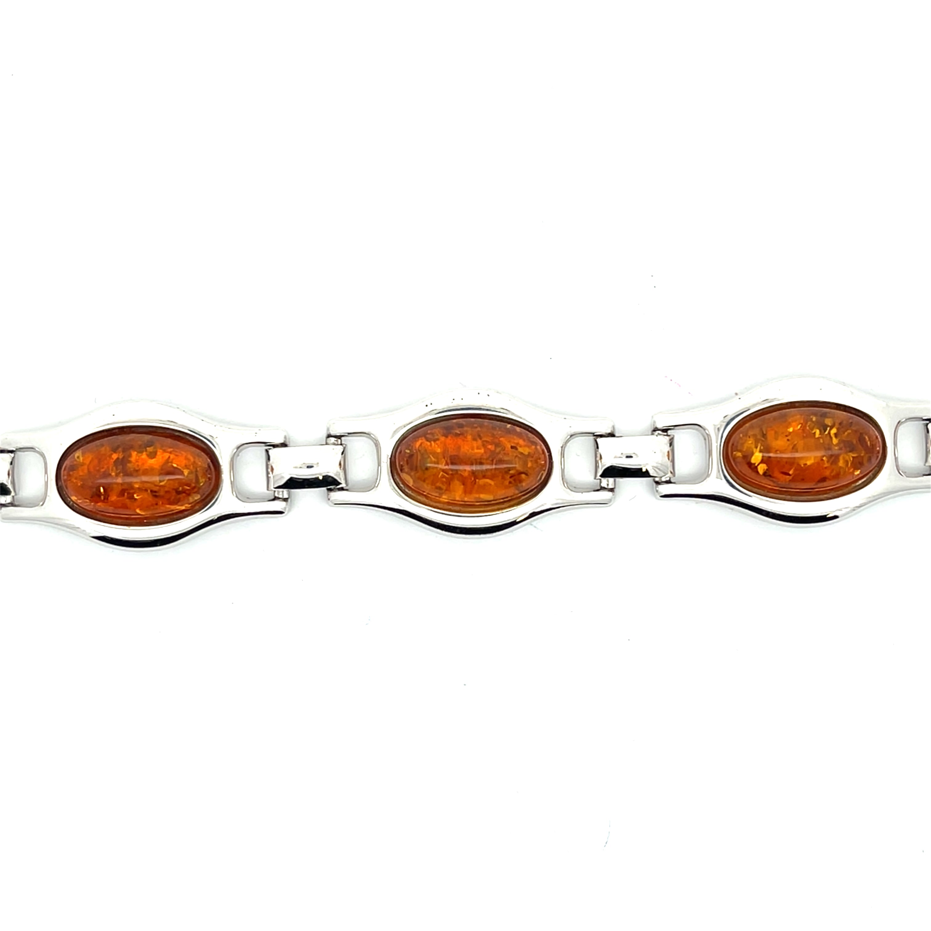 Bernstein Armband Sterling Silber