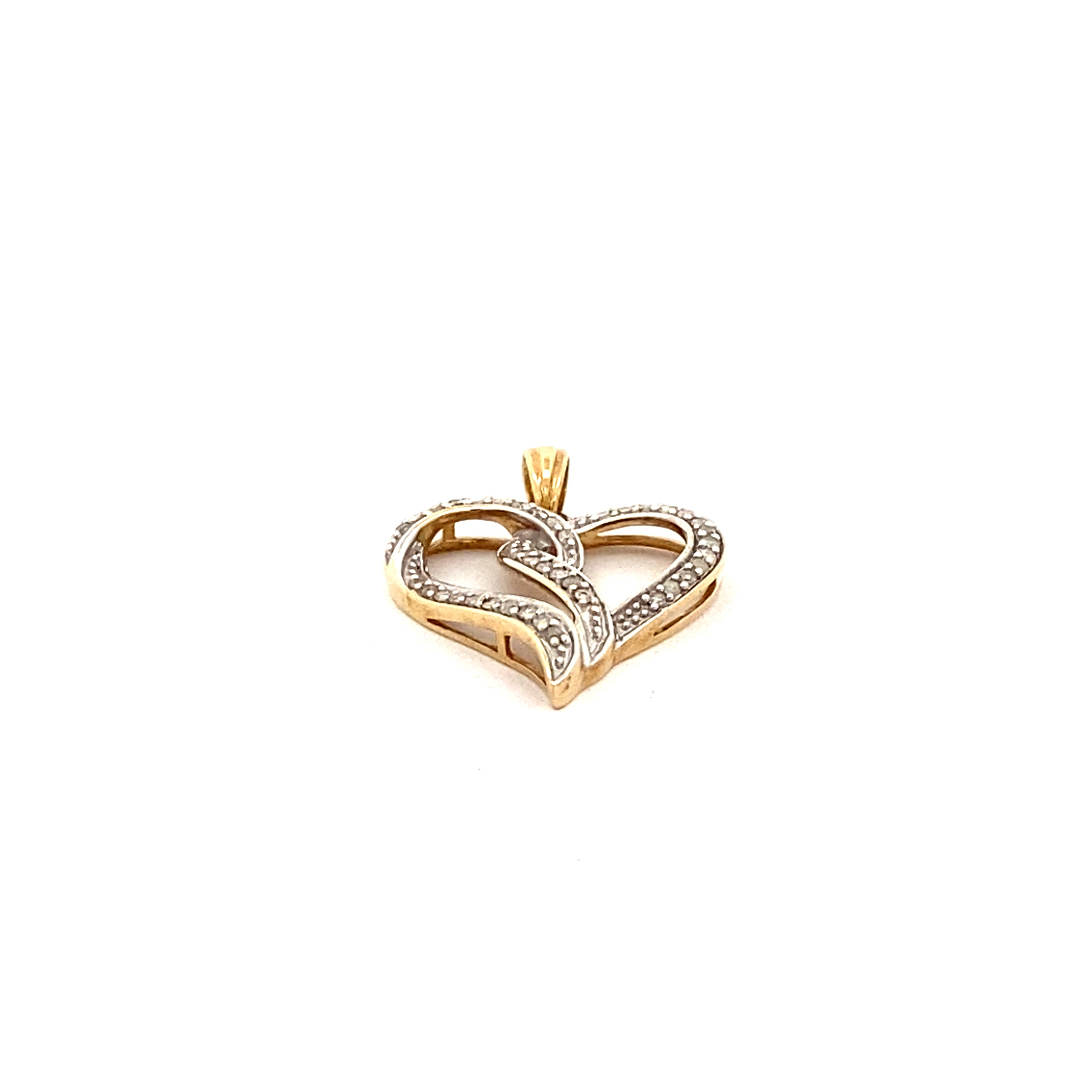Schmuckanhänger "Herz" Gelbgold 375 / 9 kt