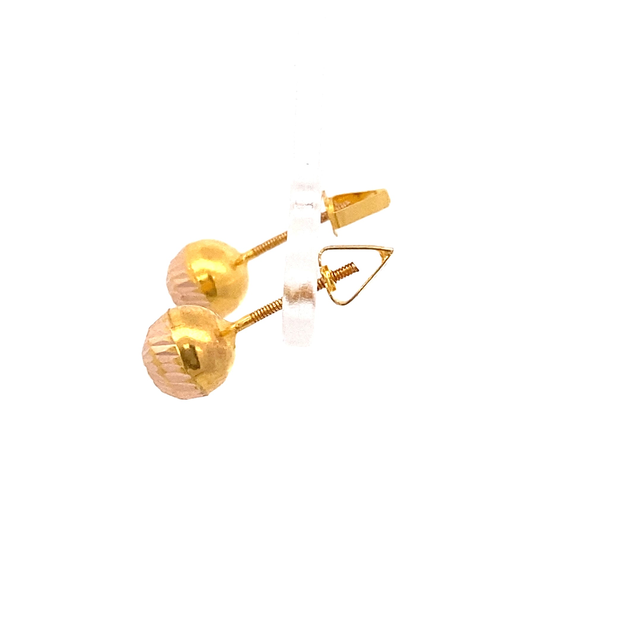 Ohrstecker 585/14kt Rotgold Gold