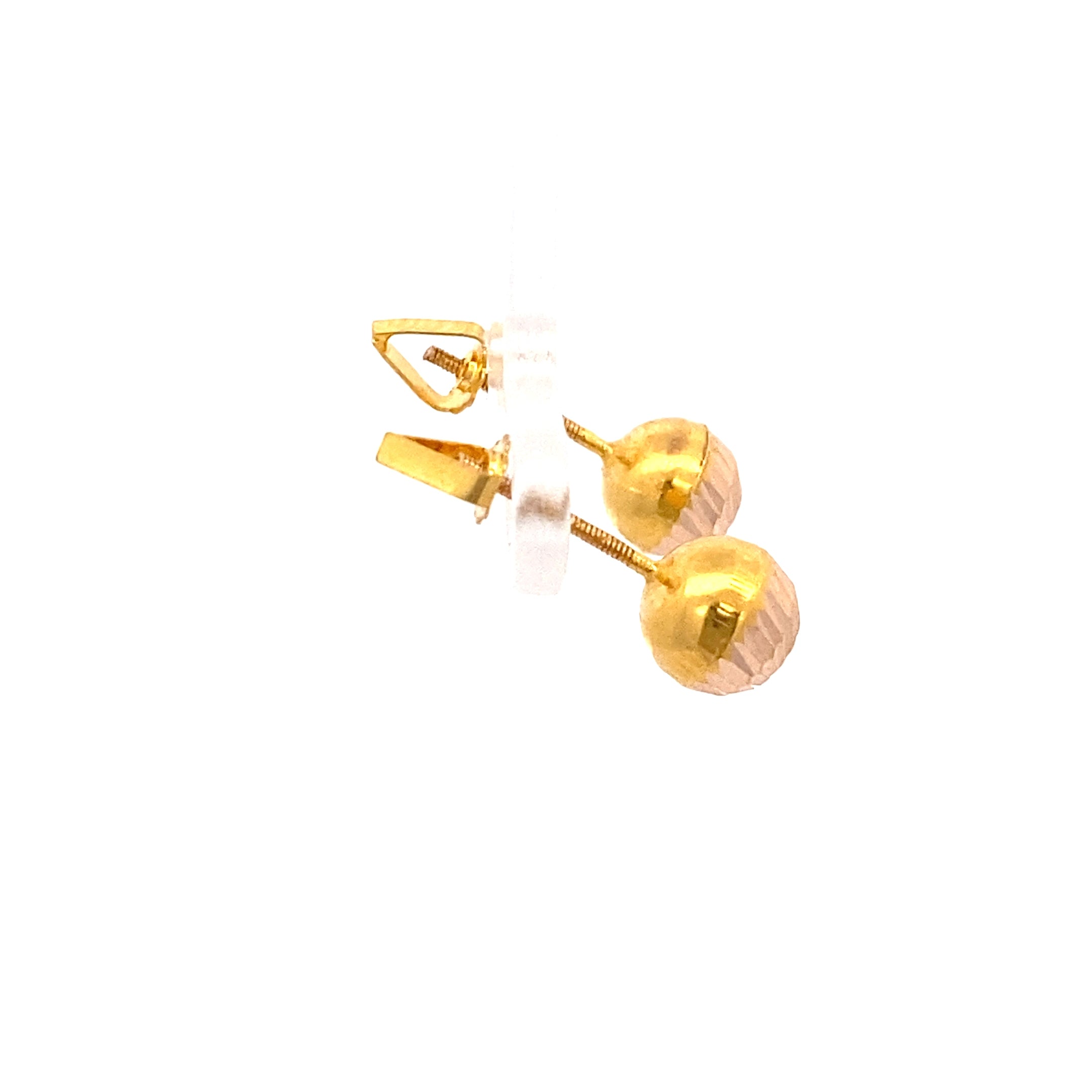 Ohrstecker 585/14kt Rotgold Gold