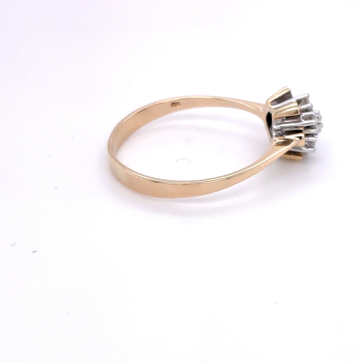 Diamant Ring Gelbgold 585 Gold 14kt Gr. 65