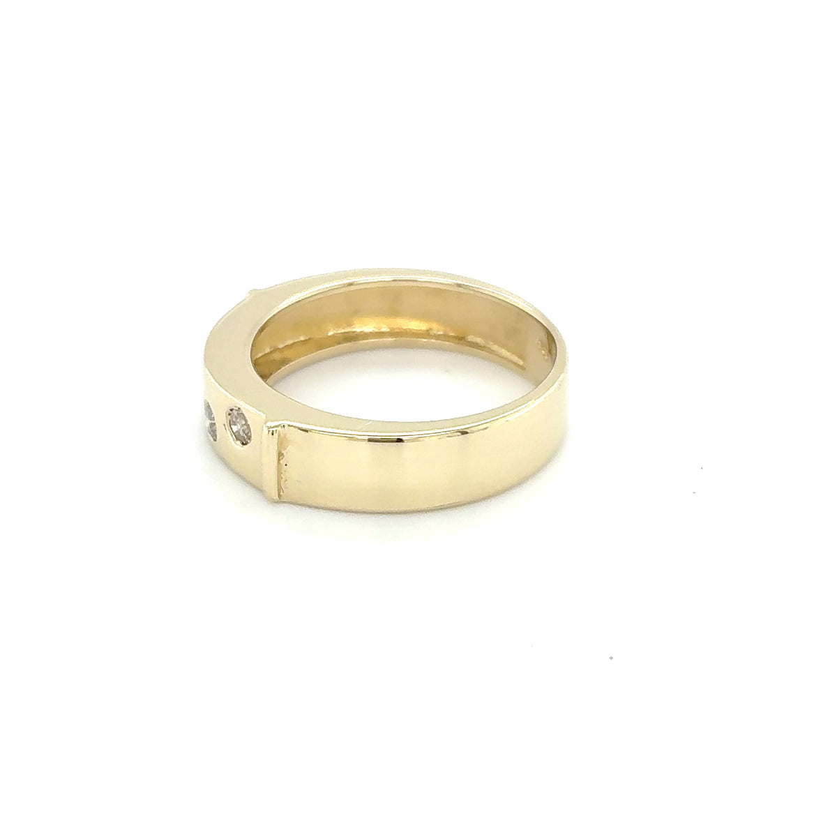 Goldring Brillant Gelbgold 585 Gold 14kt Gr. 54