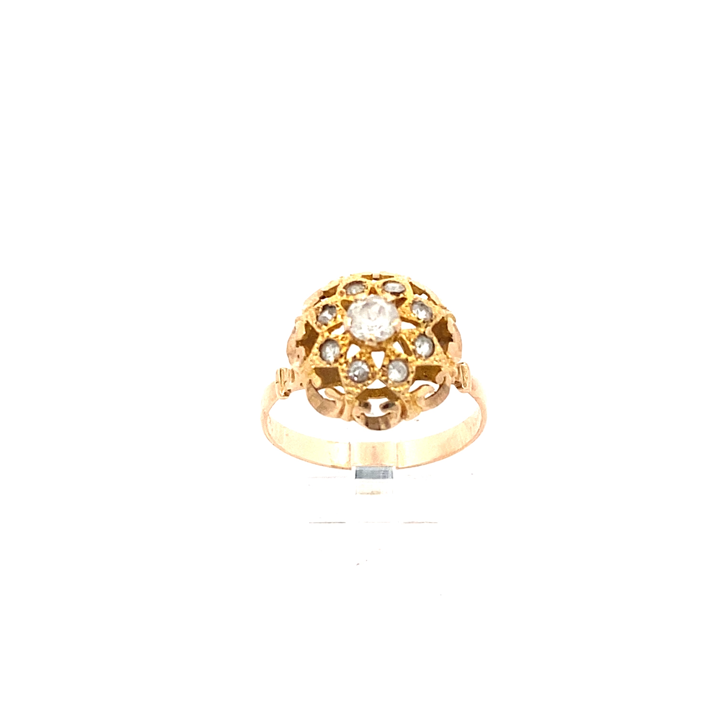 Damenring Gelbgold 585 / 14 kt 56"