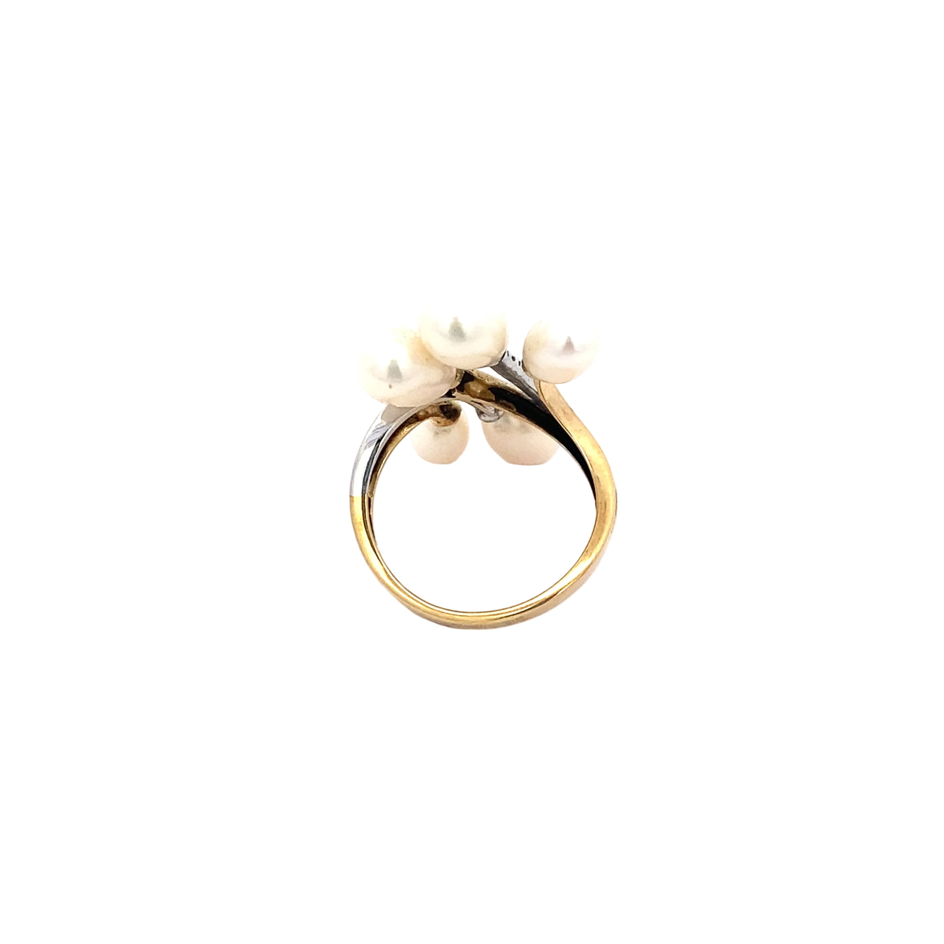 Damenring Gelbgold 585/14 kt Gr.55