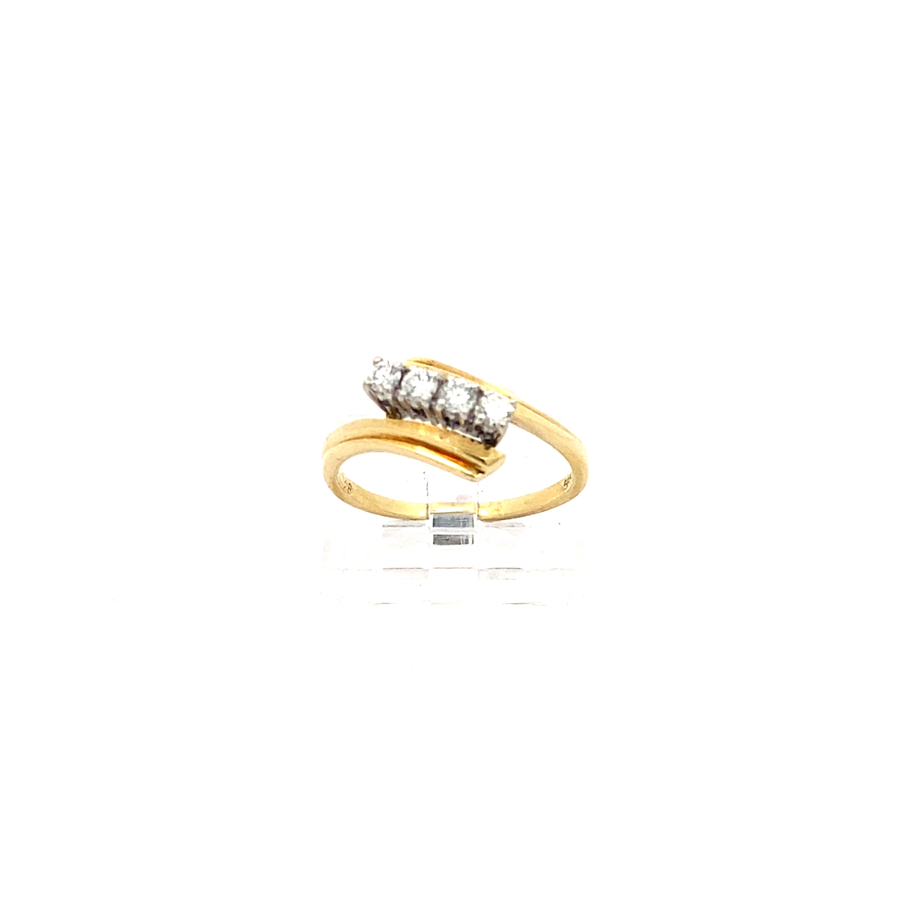 Brillantring Gelbgold 585 / 14 kt 56*