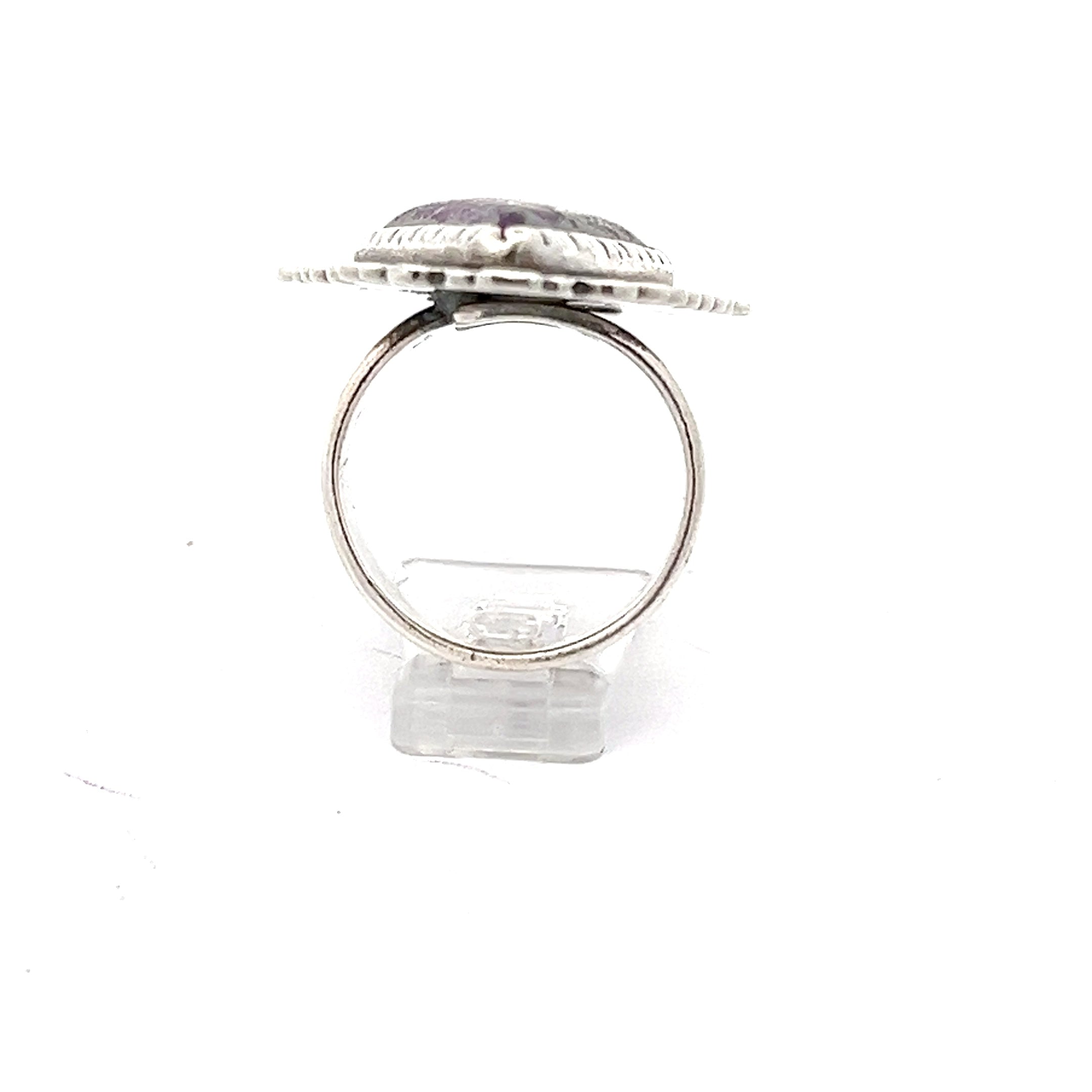Allison Navajo Ring Sterling Silber mit lila Stein *58