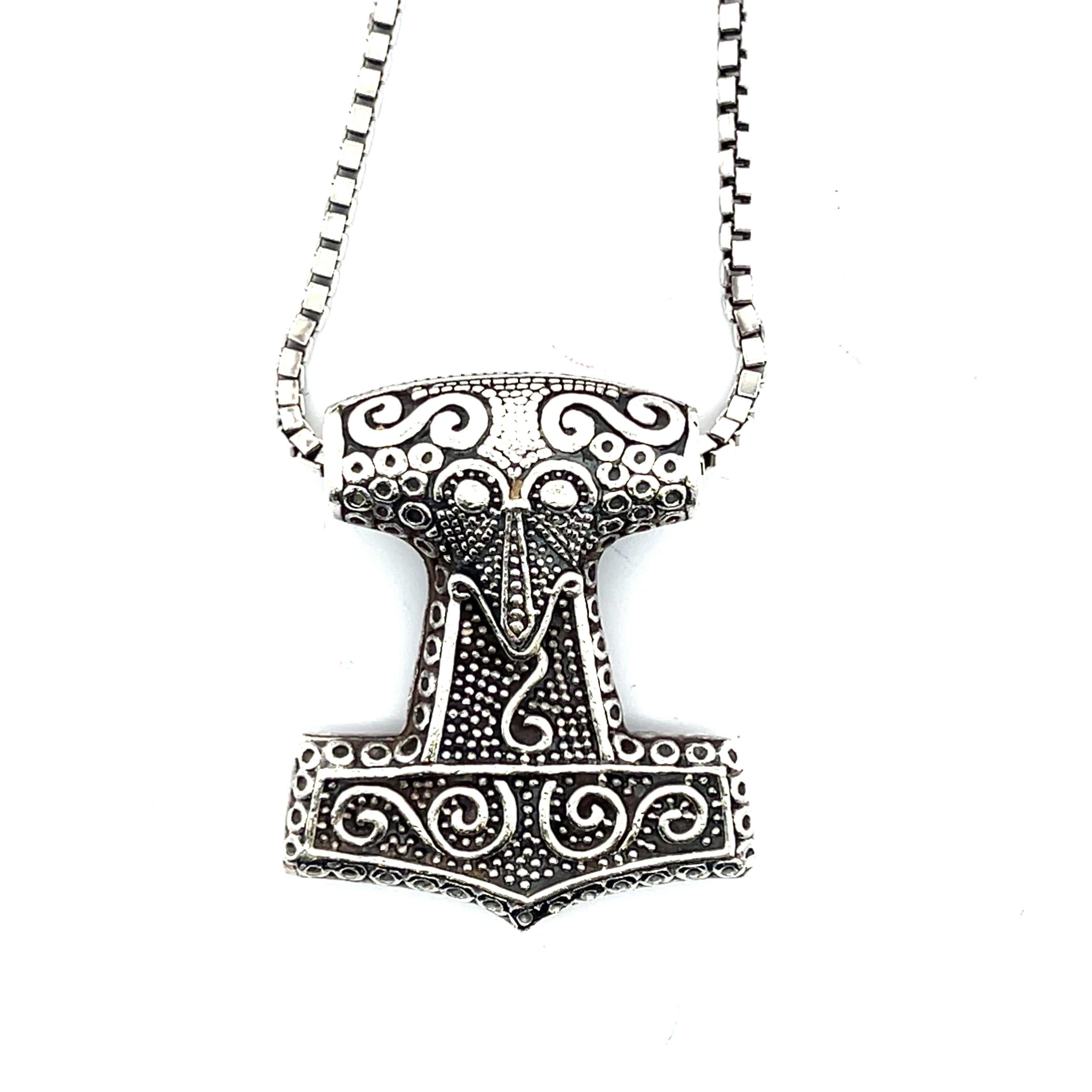 Thors Hammer Wikinger Kette Sterling Silber 925