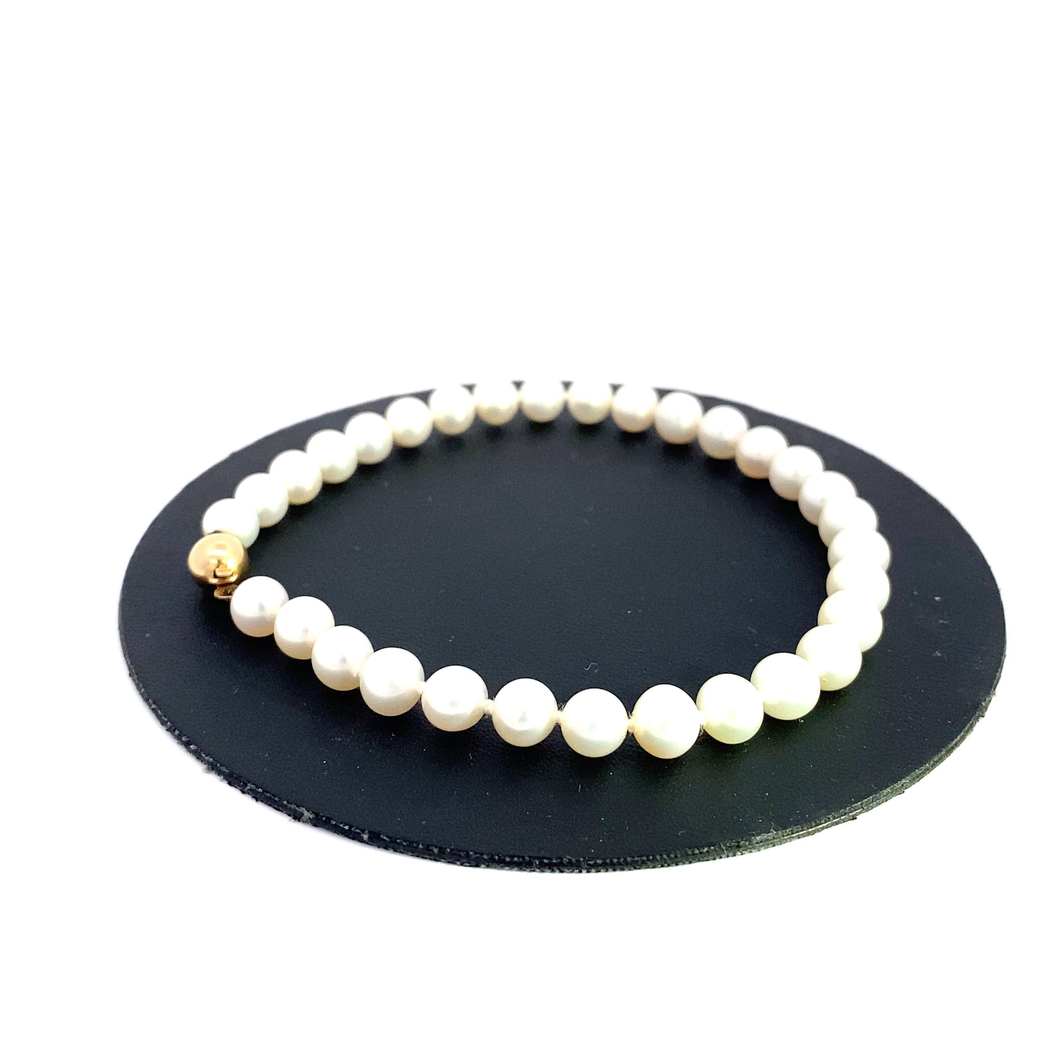 Perlenarmband Gold 585/14 kt