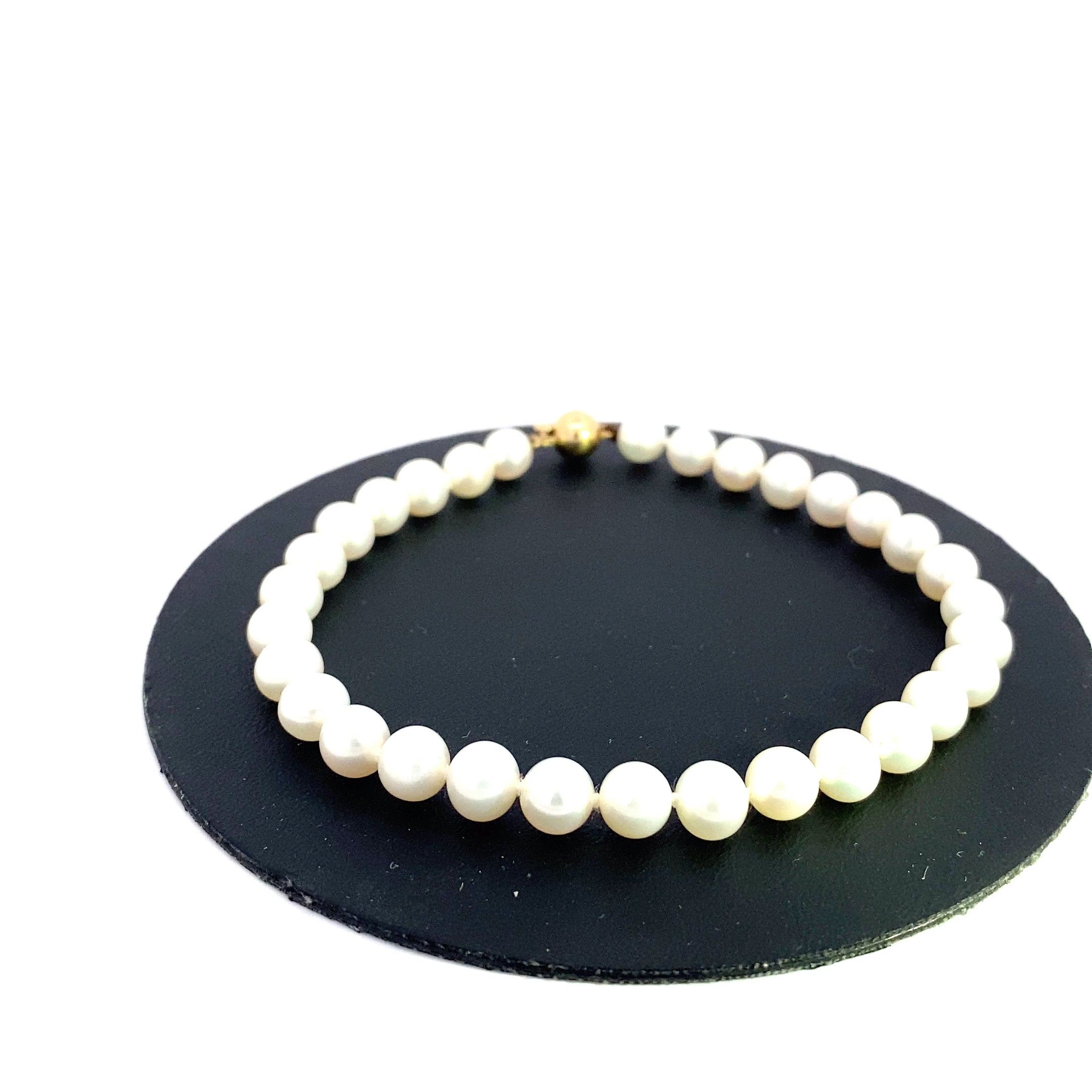 Perlenarmband Gold 585/14 kt
