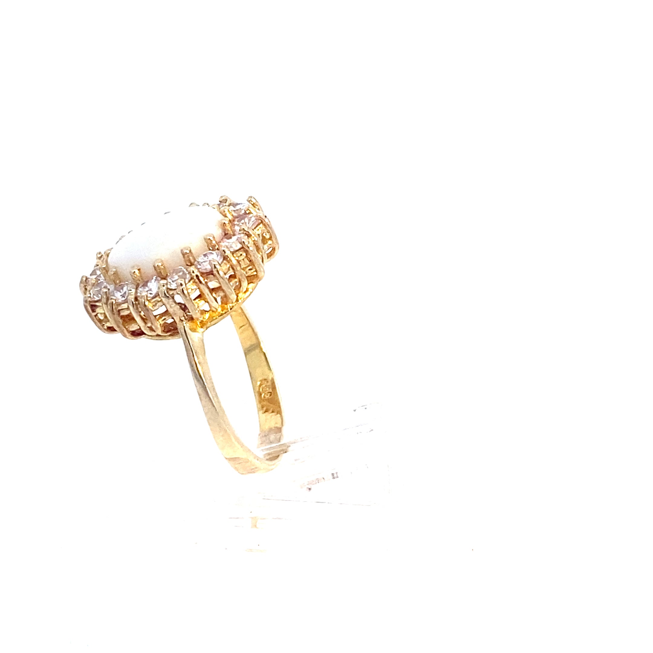 Opalring Gelbgold 333/8 kt 55*