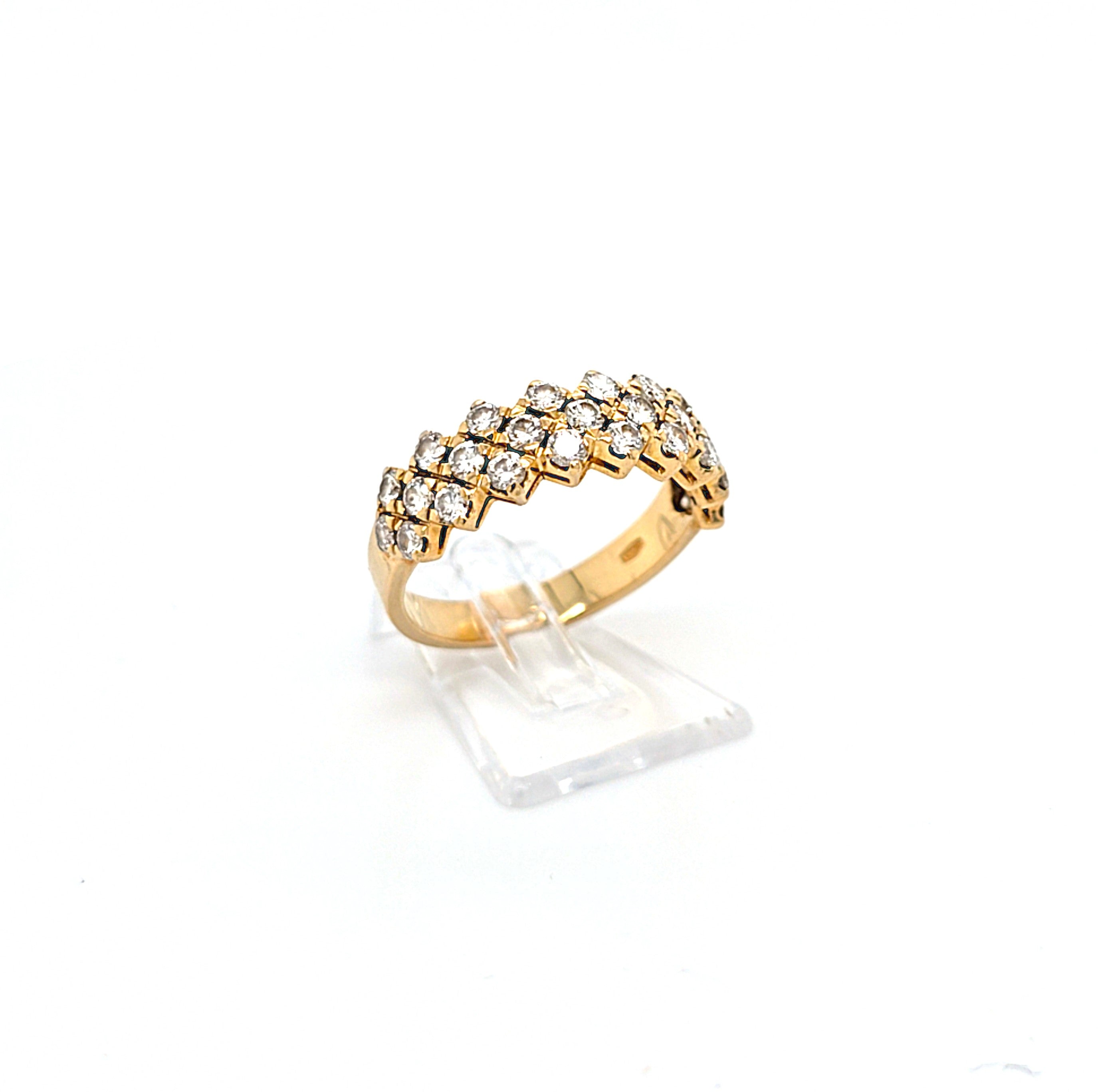 Ring Gold 750 Brillanten Damen Geschenk Schmuck