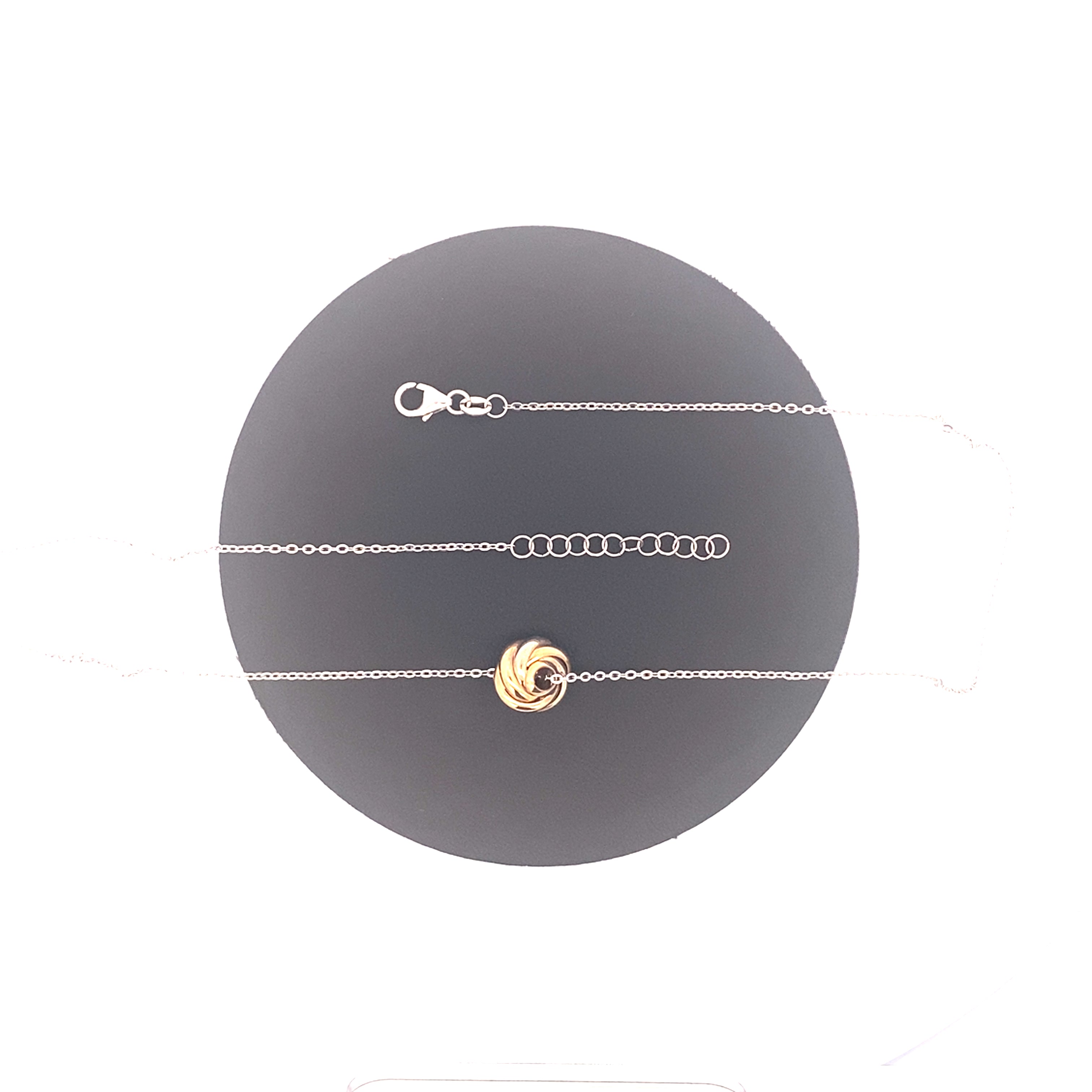 Weißgoldkette mit Anhänger 375 / 9 kt