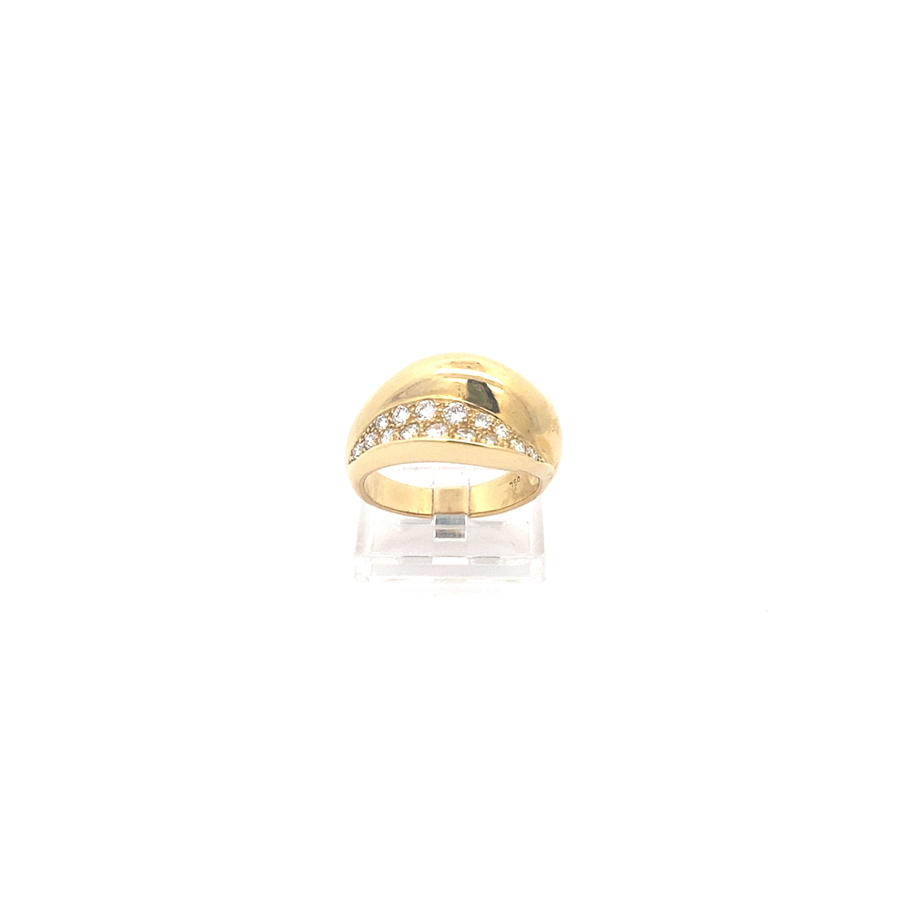 Brillantring Gelbgold 750 / 18 kt *58