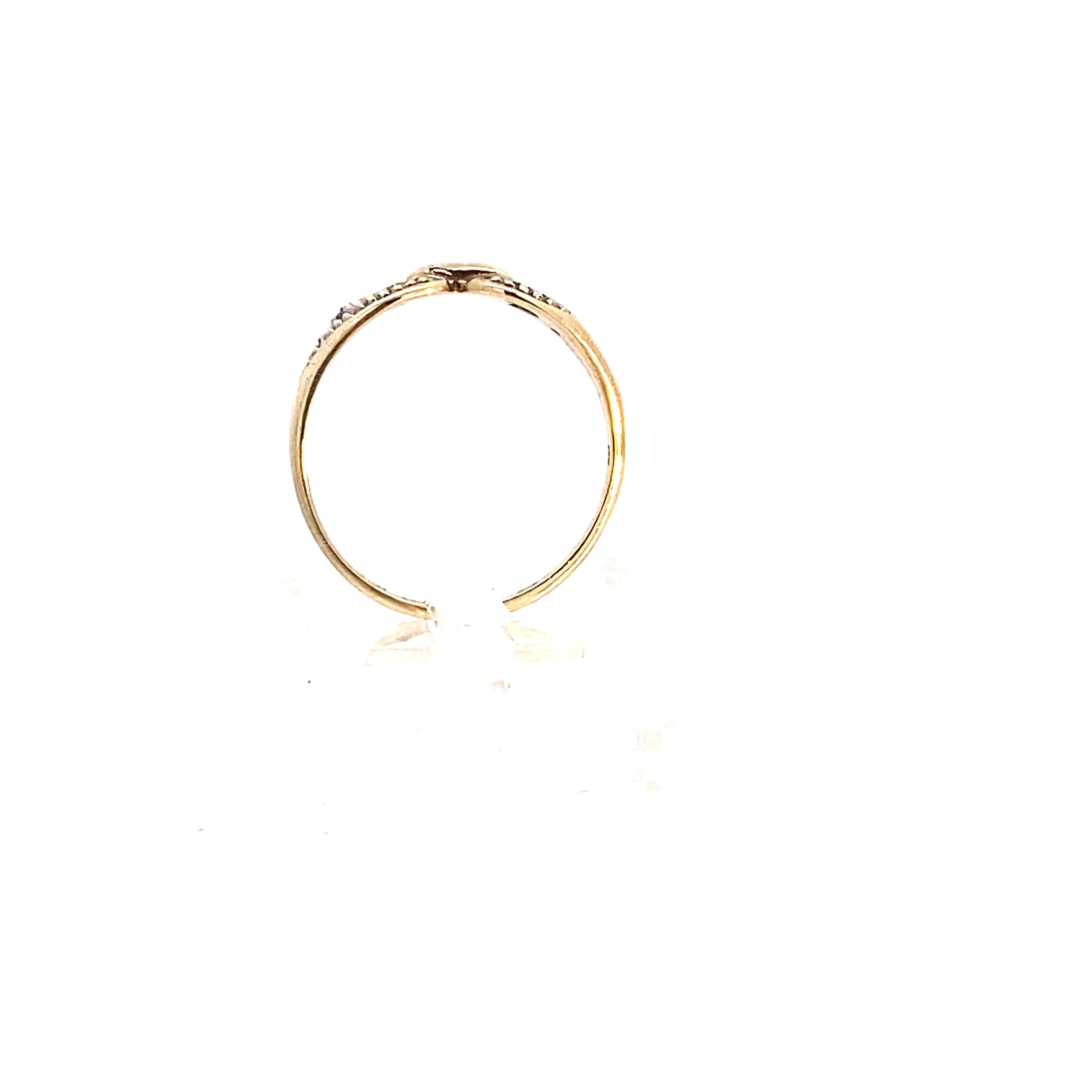 Brillantring Gelbgold 333 / 8 kt