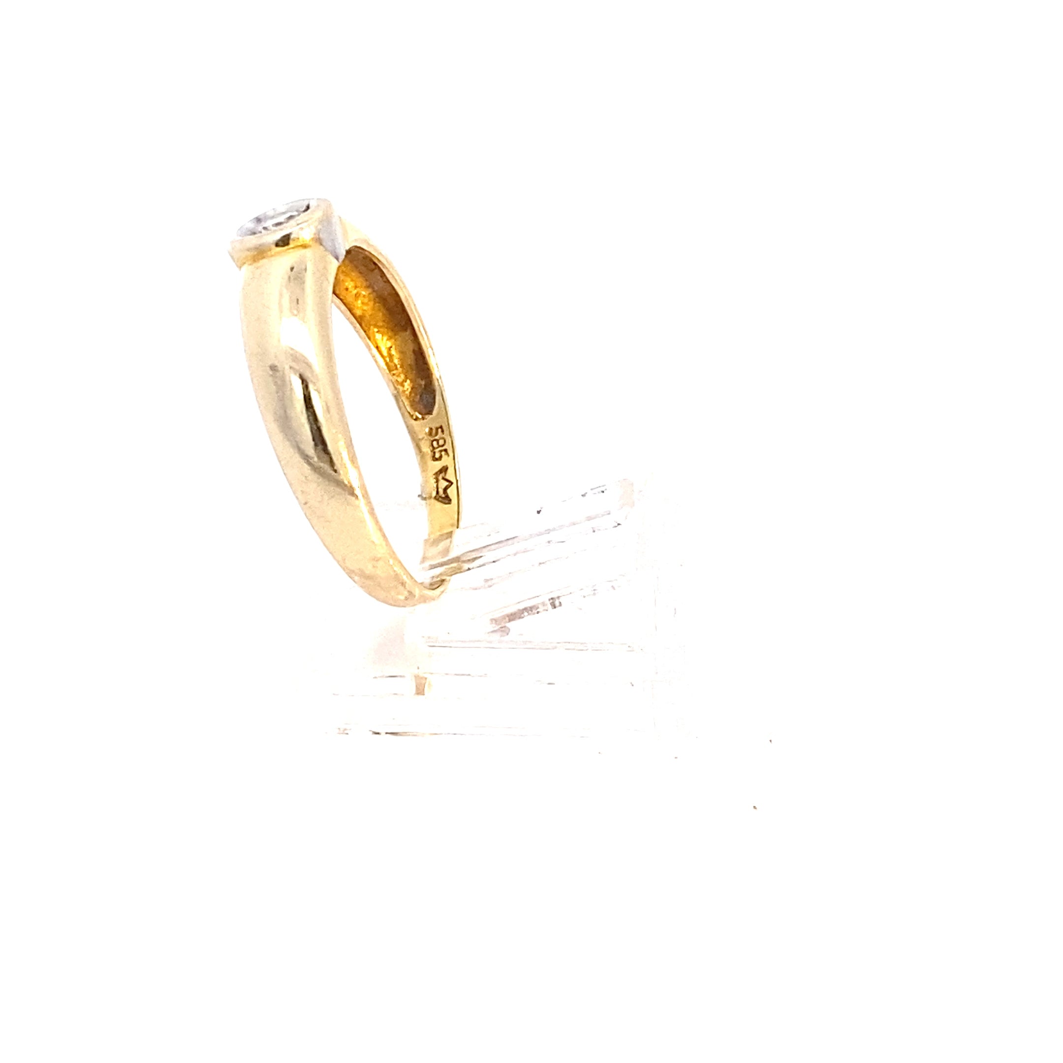 Brillantring Gelbgold 585 / 14 kt