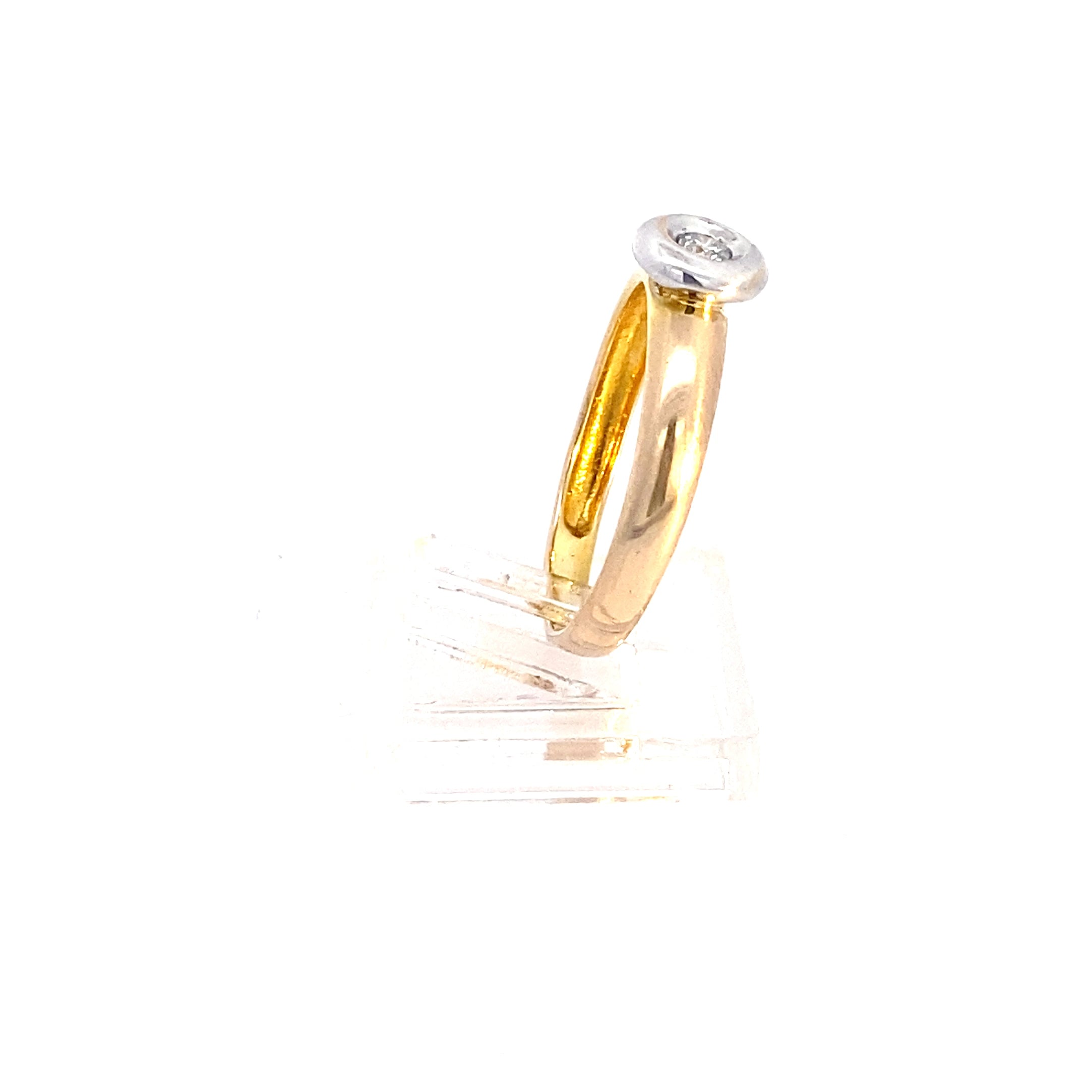 Brillantring Gelbgold 585 / 14 kt