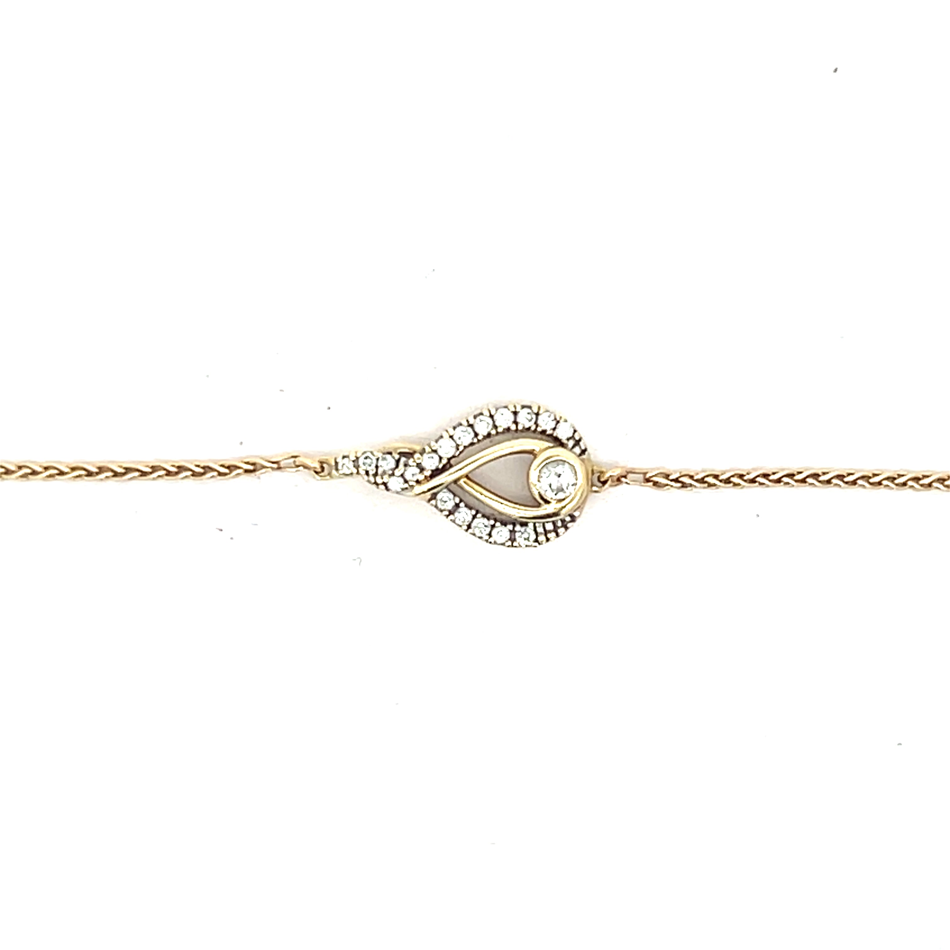 Brillantarmband Gelbgold 416 / 10 kt