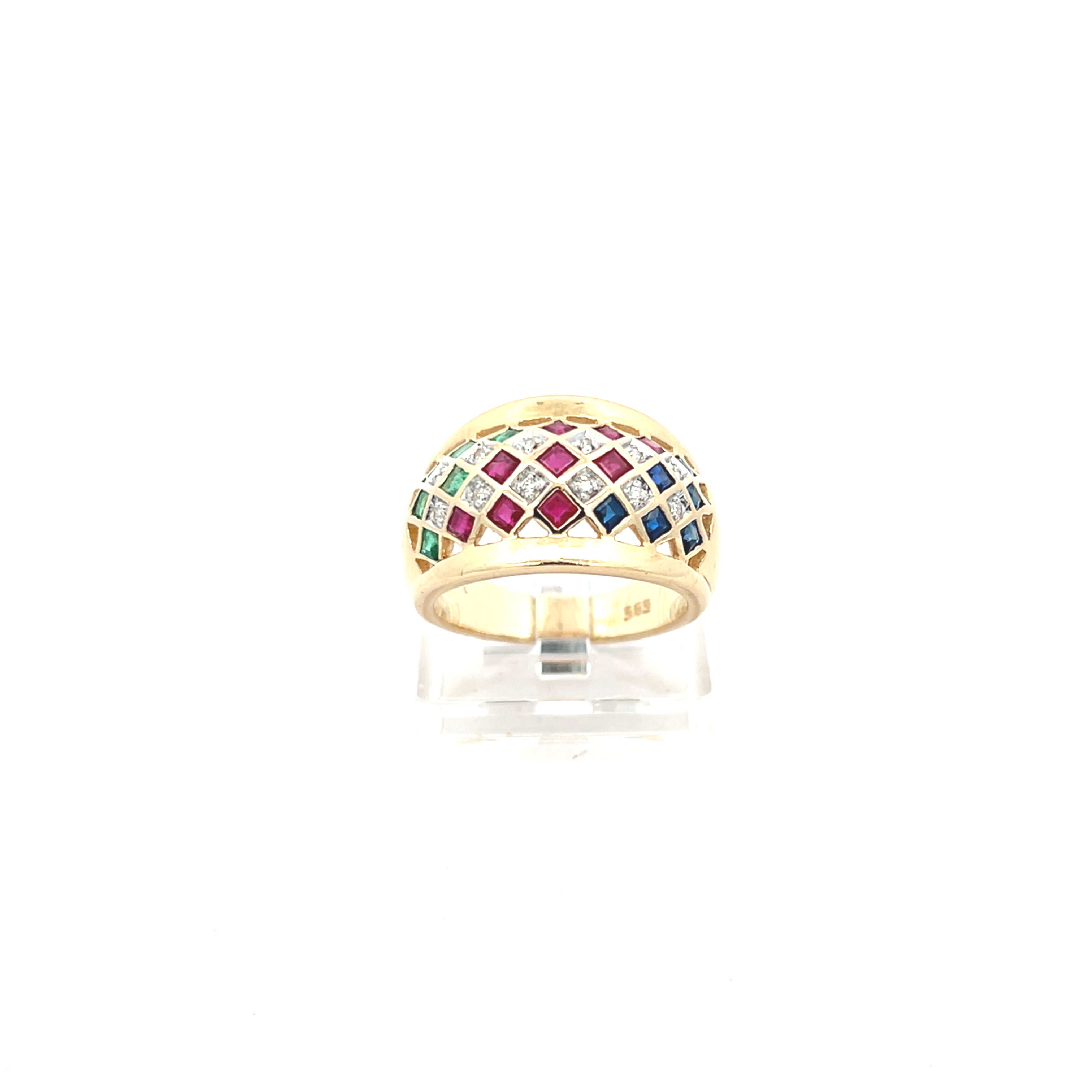 Damenring Gelbgold 585 / 14 kt "53