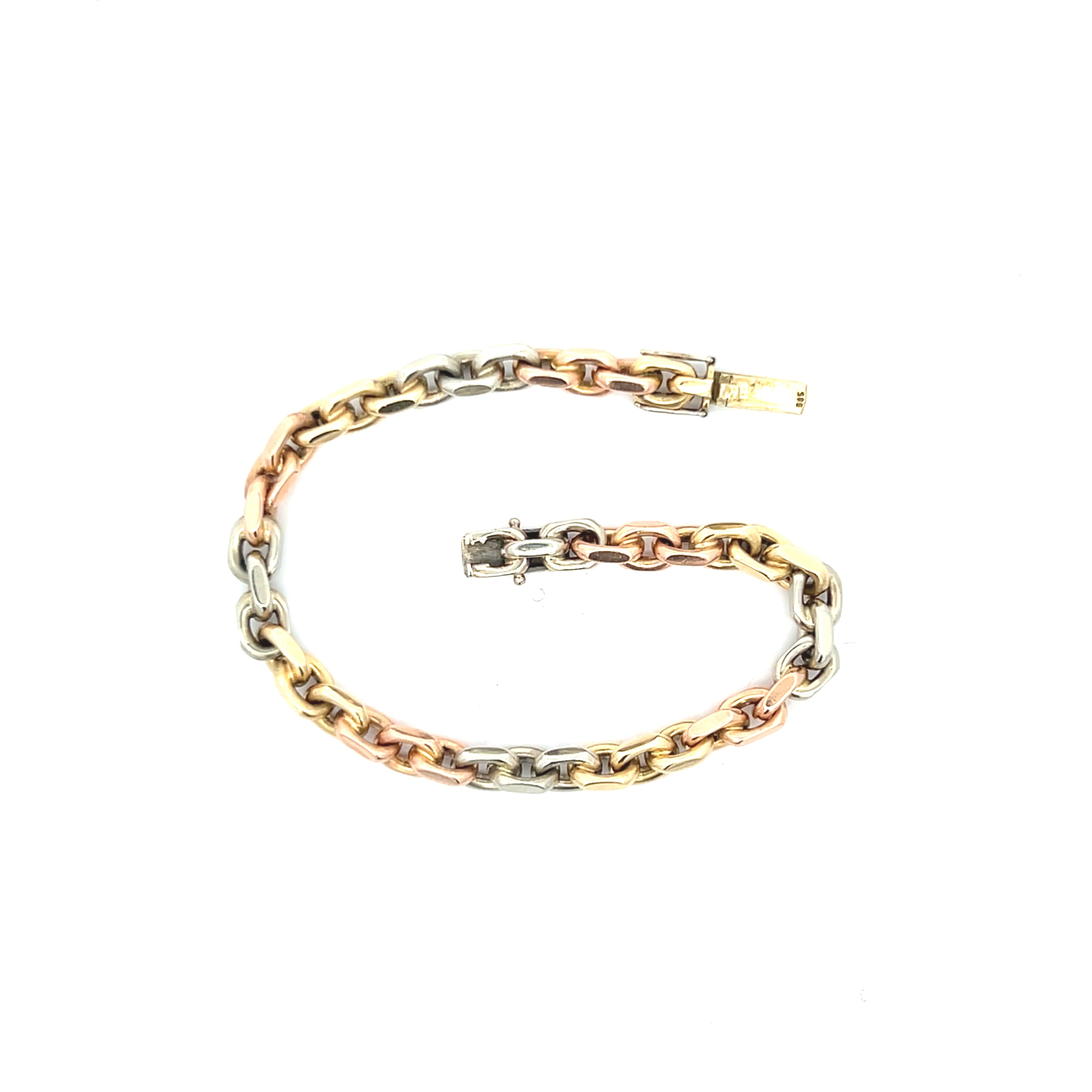 Armband Tricolor 585 / 14 kt