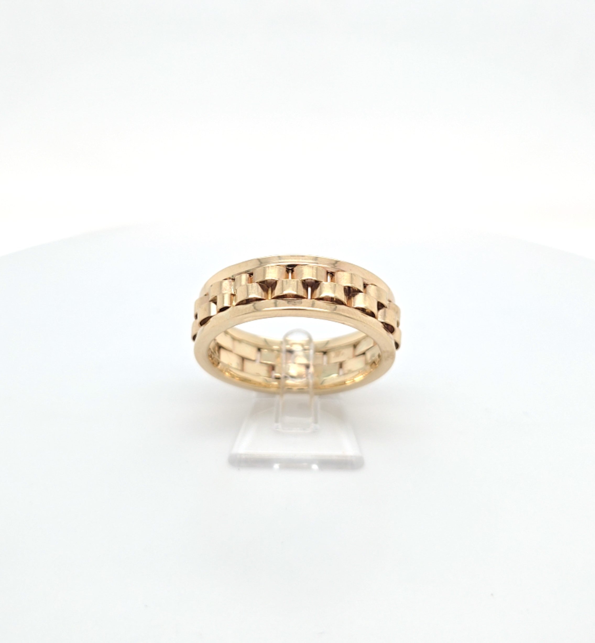 Ring Gelb Gold 585 Unisex Schmuck Geschenk