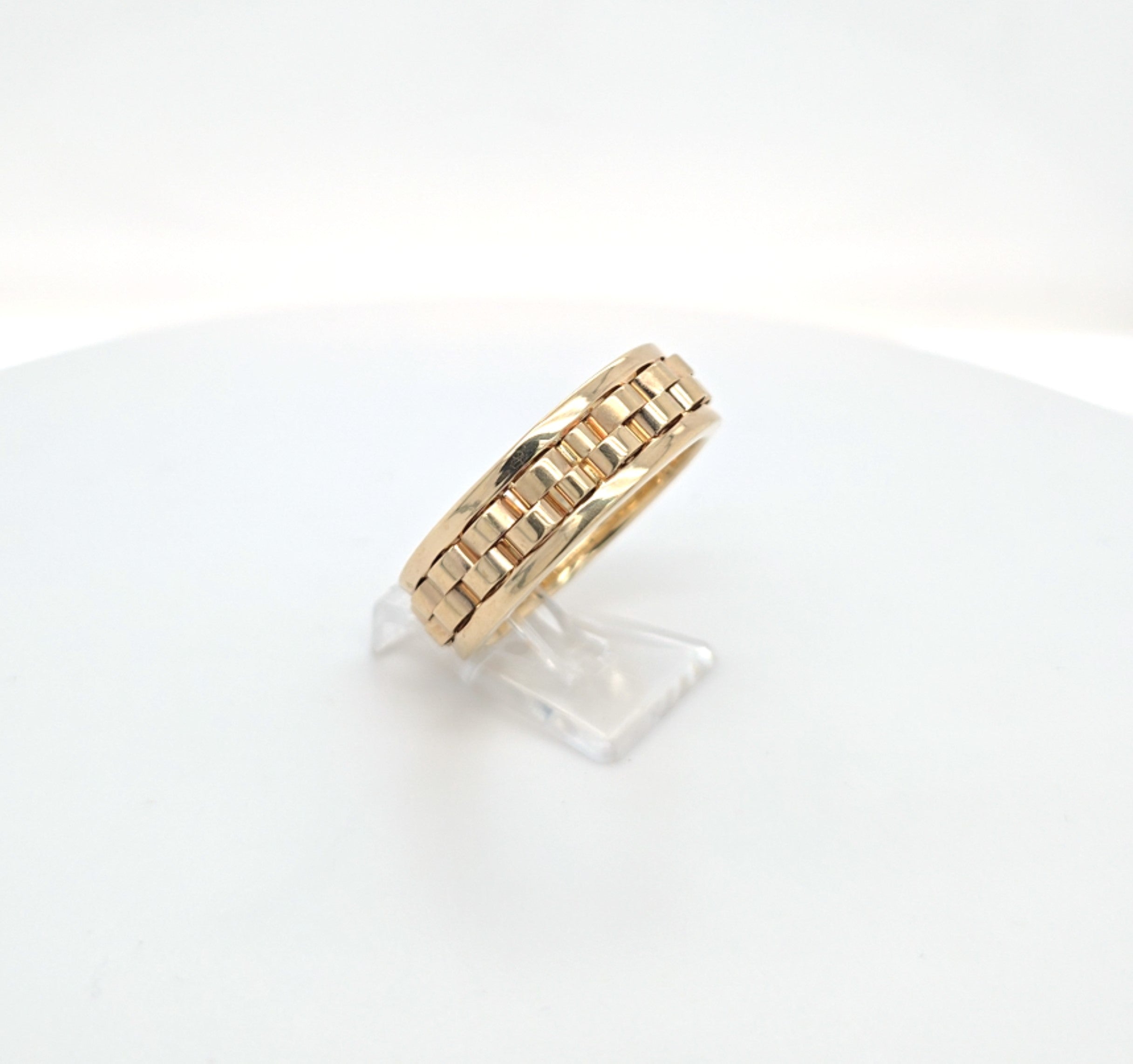 Ring Gelb Gold 585 Unisex Schmuck Geschenk