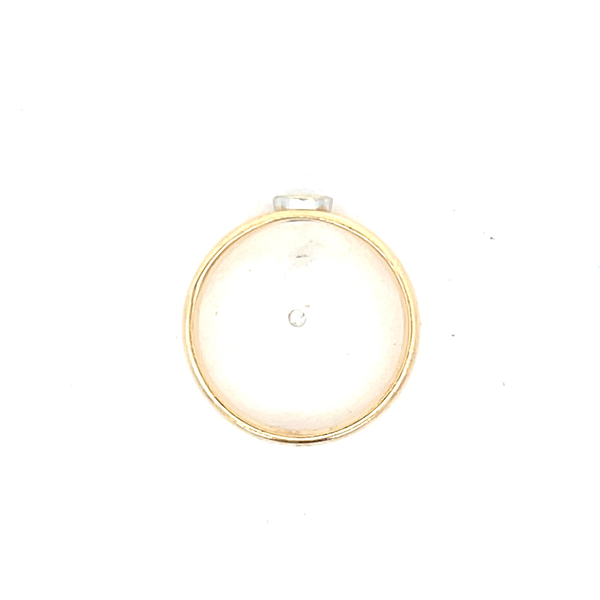 Brillantring Gelbgold / Weißgold 585 / 14 kt