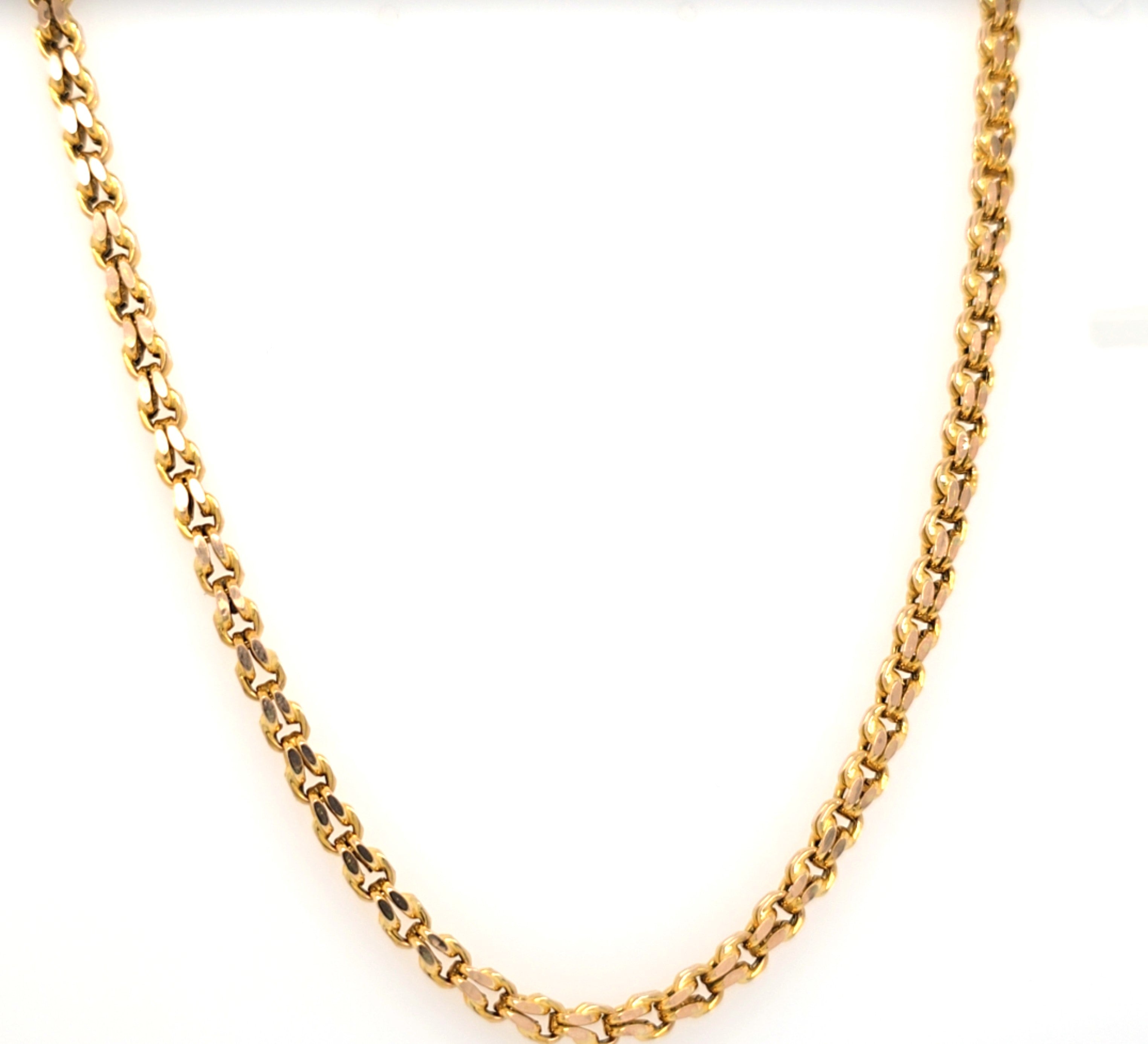 Kette Gelb Gold 585 14 kt 60 cm Unisex Schmuck Geschenk