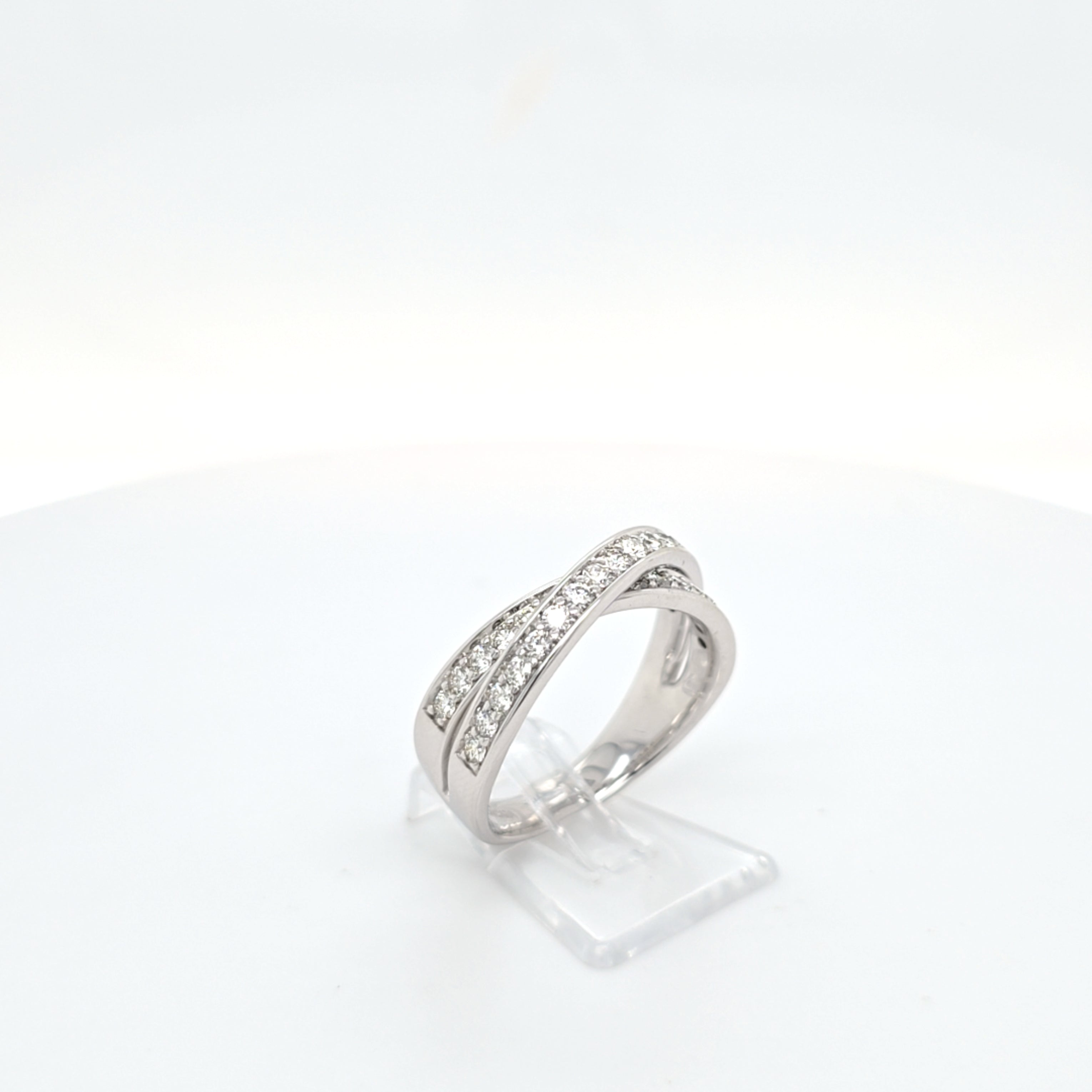 Moncara Ring Weiß Gold 585 Brillanten Schmuck Damen