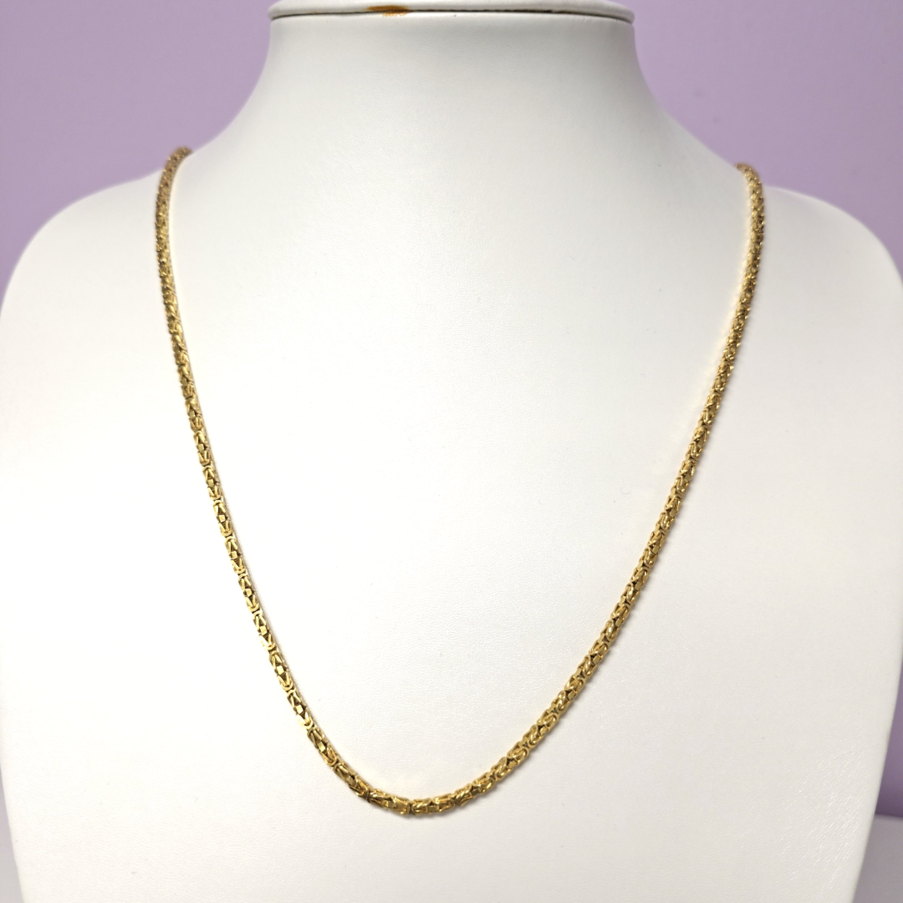 Königs Kette Gelb Gold 585 Unisex Schmuck Geschenk