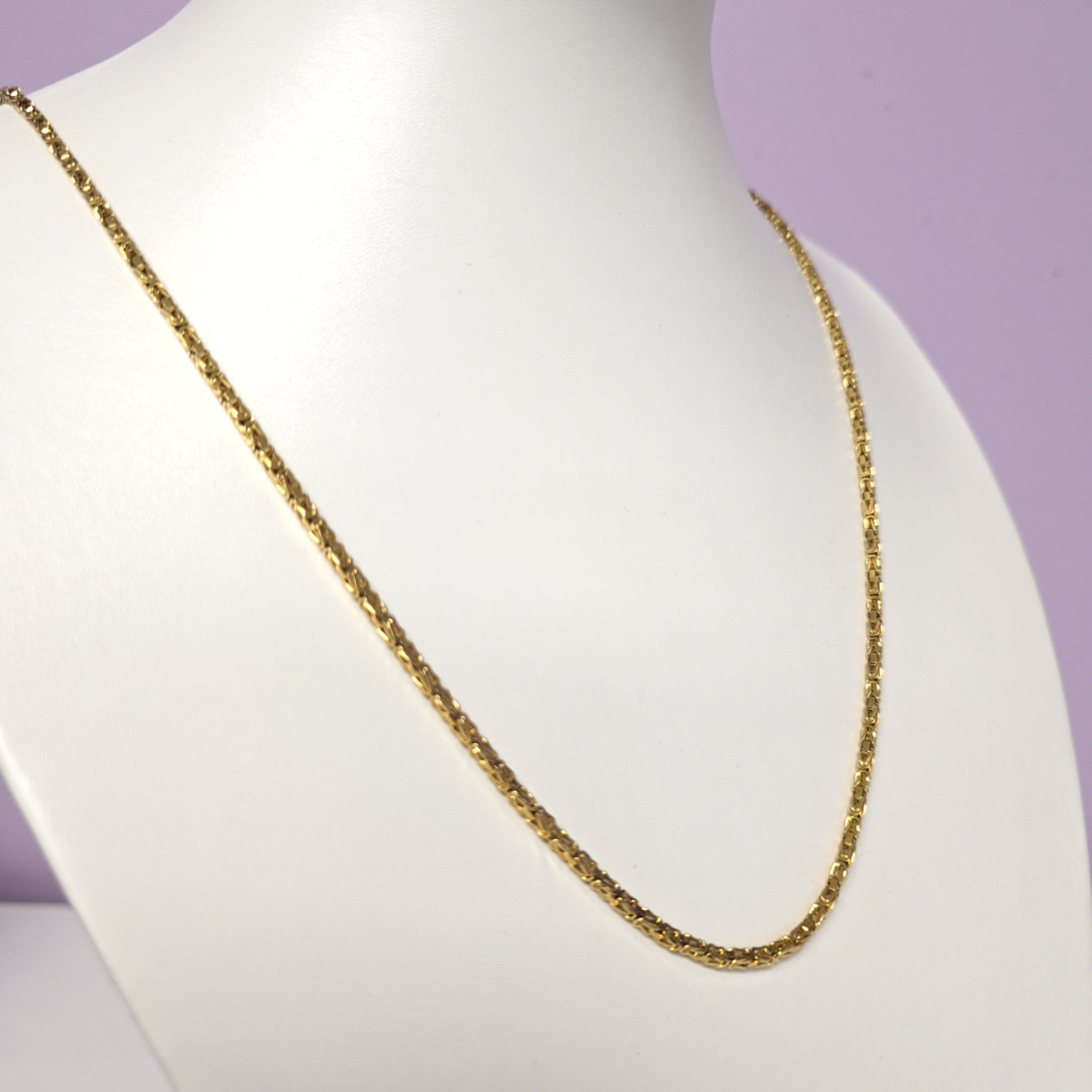 Königs Kette Gelb Gold 585 Unisex Schmuck Geschenk