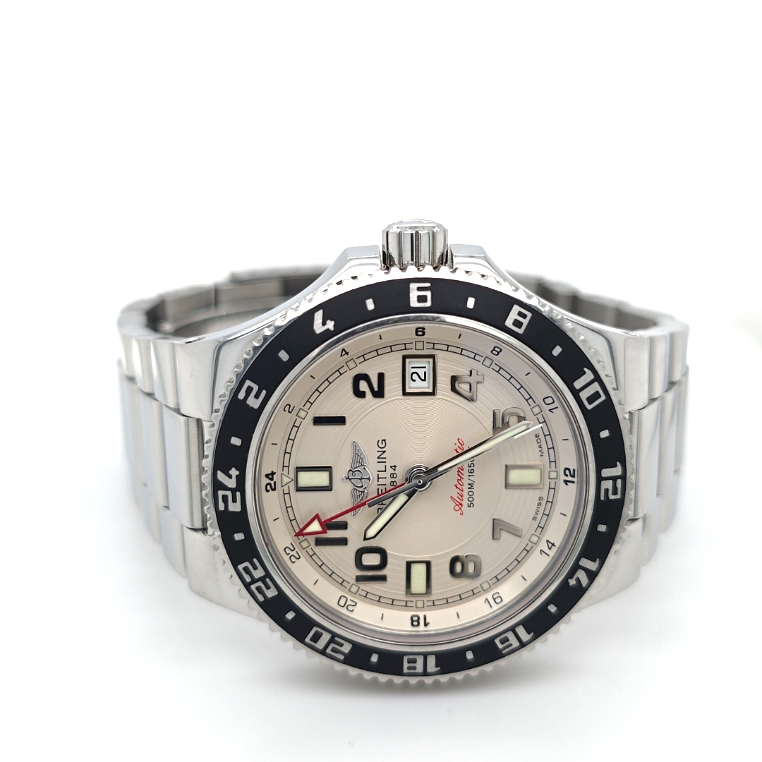 Breitling Superocean GMT Edelstahl Ref.: A32380 Unisex Full-Set 41 mm