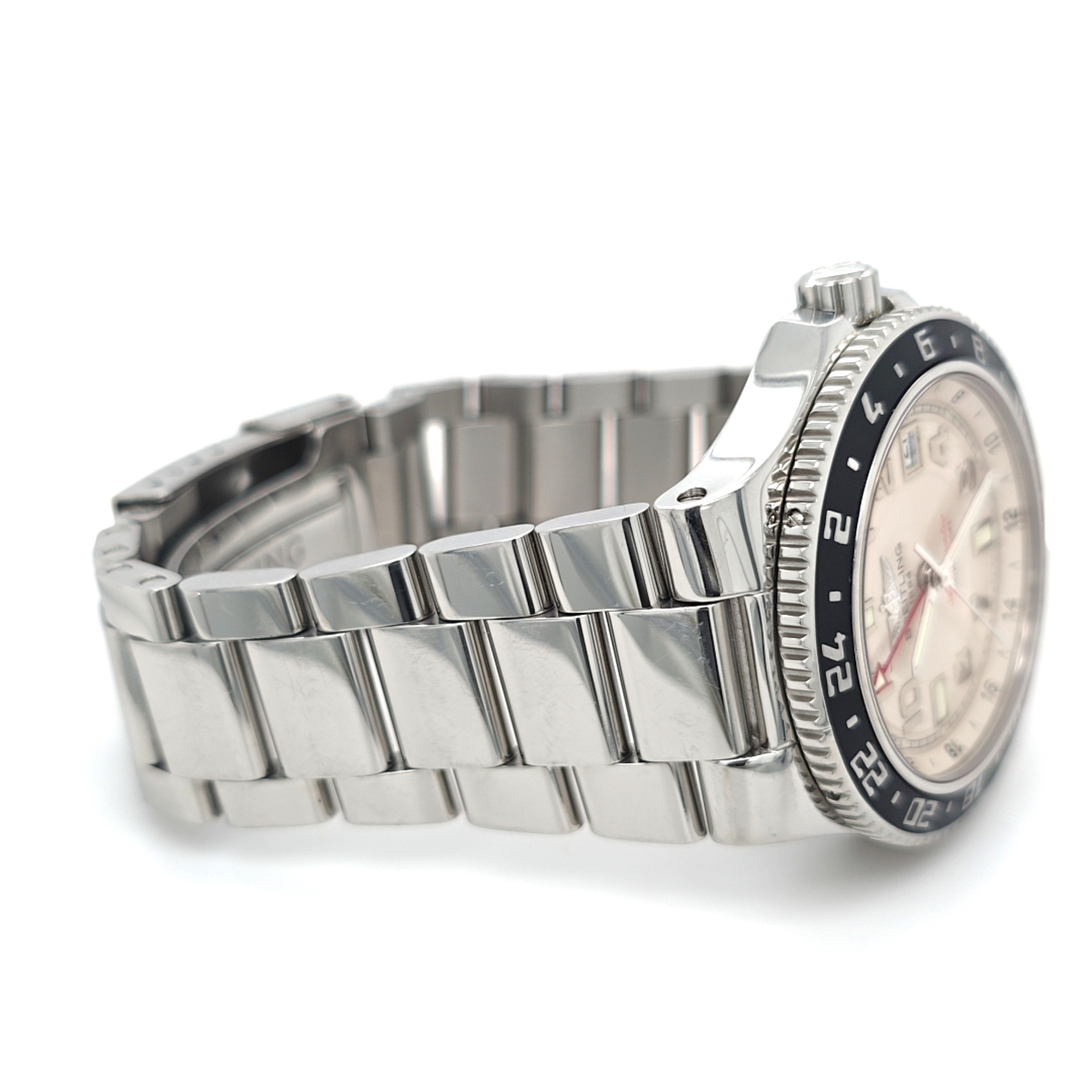 Breitling Superocean GMT Edelstahl Ref.: A32380 Unisex Full-Set 41 mm