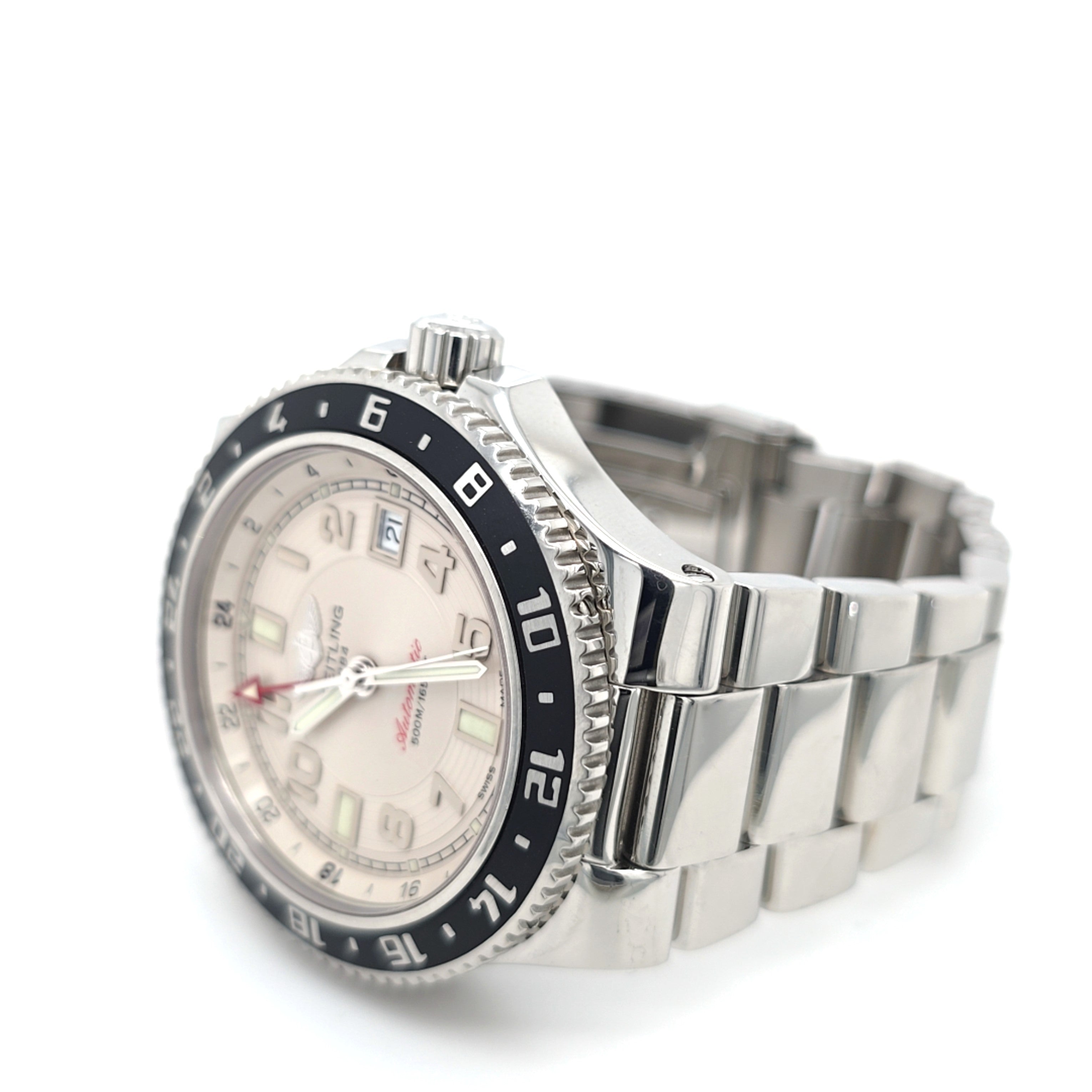 Breitling Superocean GMT Edelstahl Ref.: A32380 Unisex Full-Set 41 mm