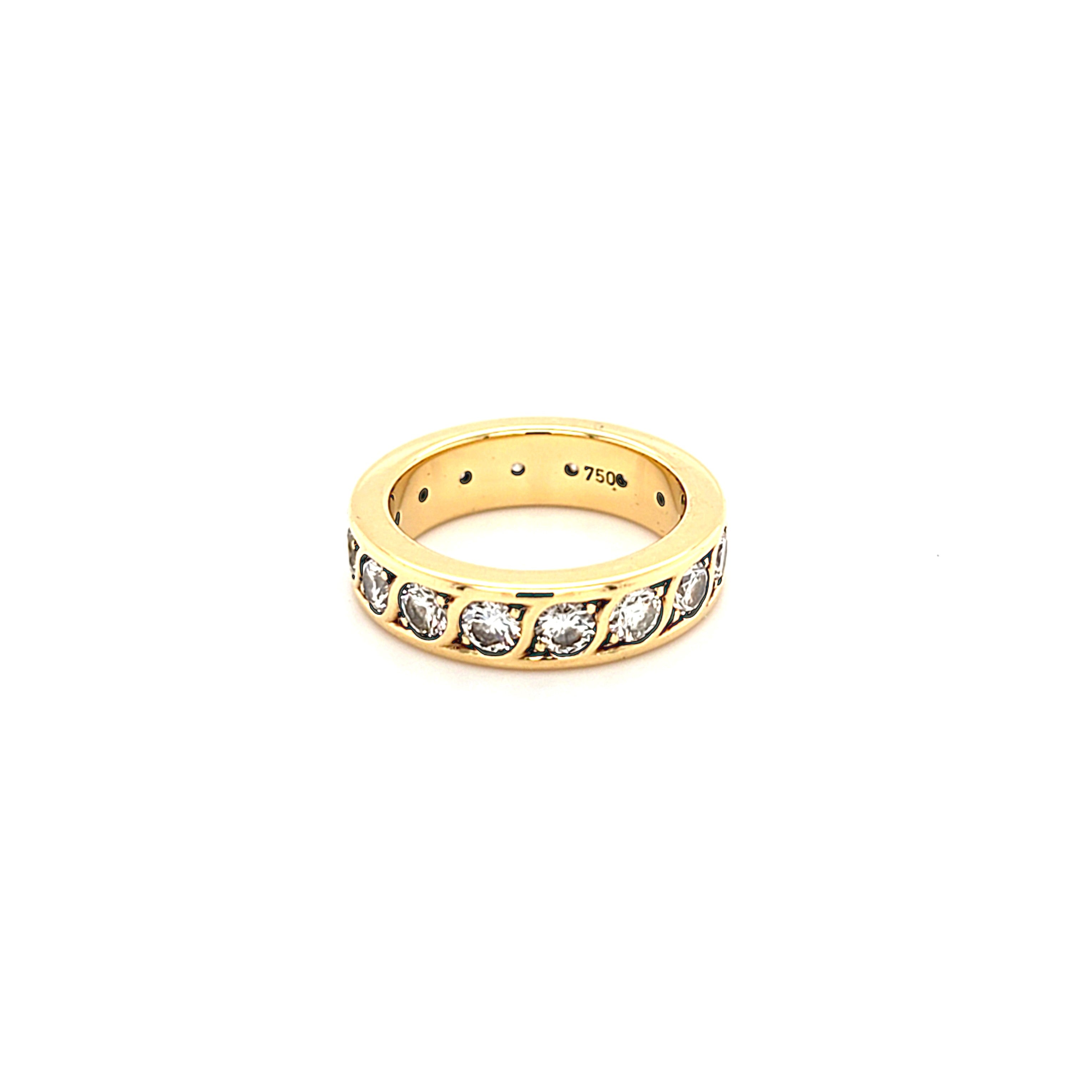 Ring Gold 750 18 kt Brillanten