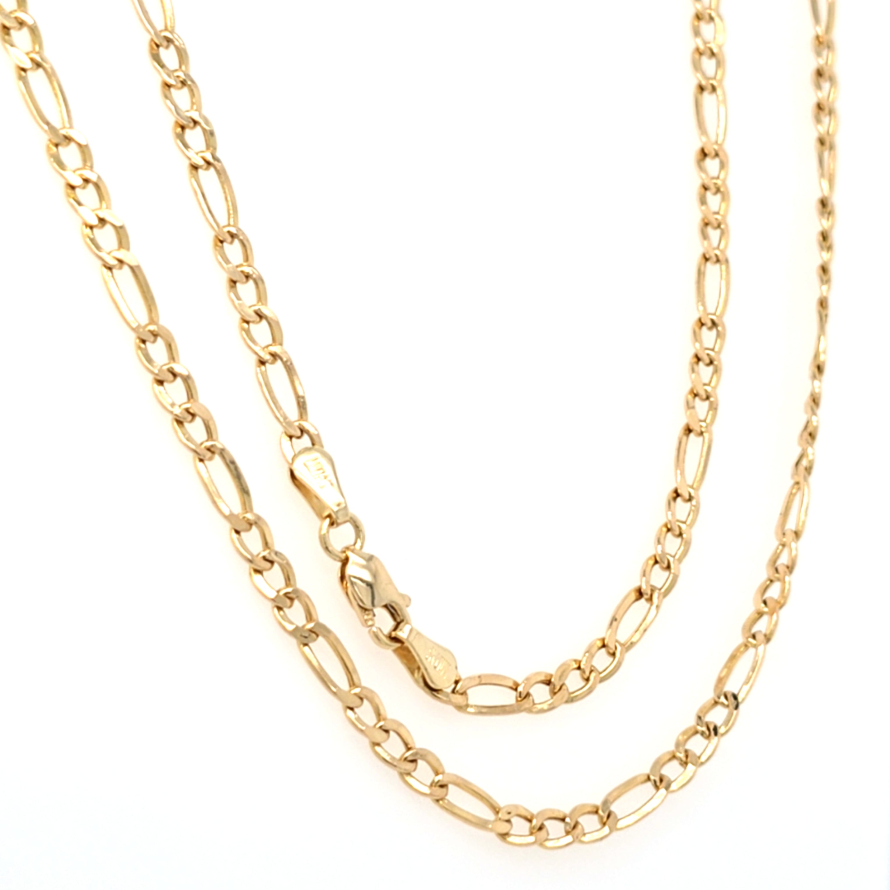 Kette Gelb Gold 585 14 kt Unisex Schmuck  Länge:56    214134