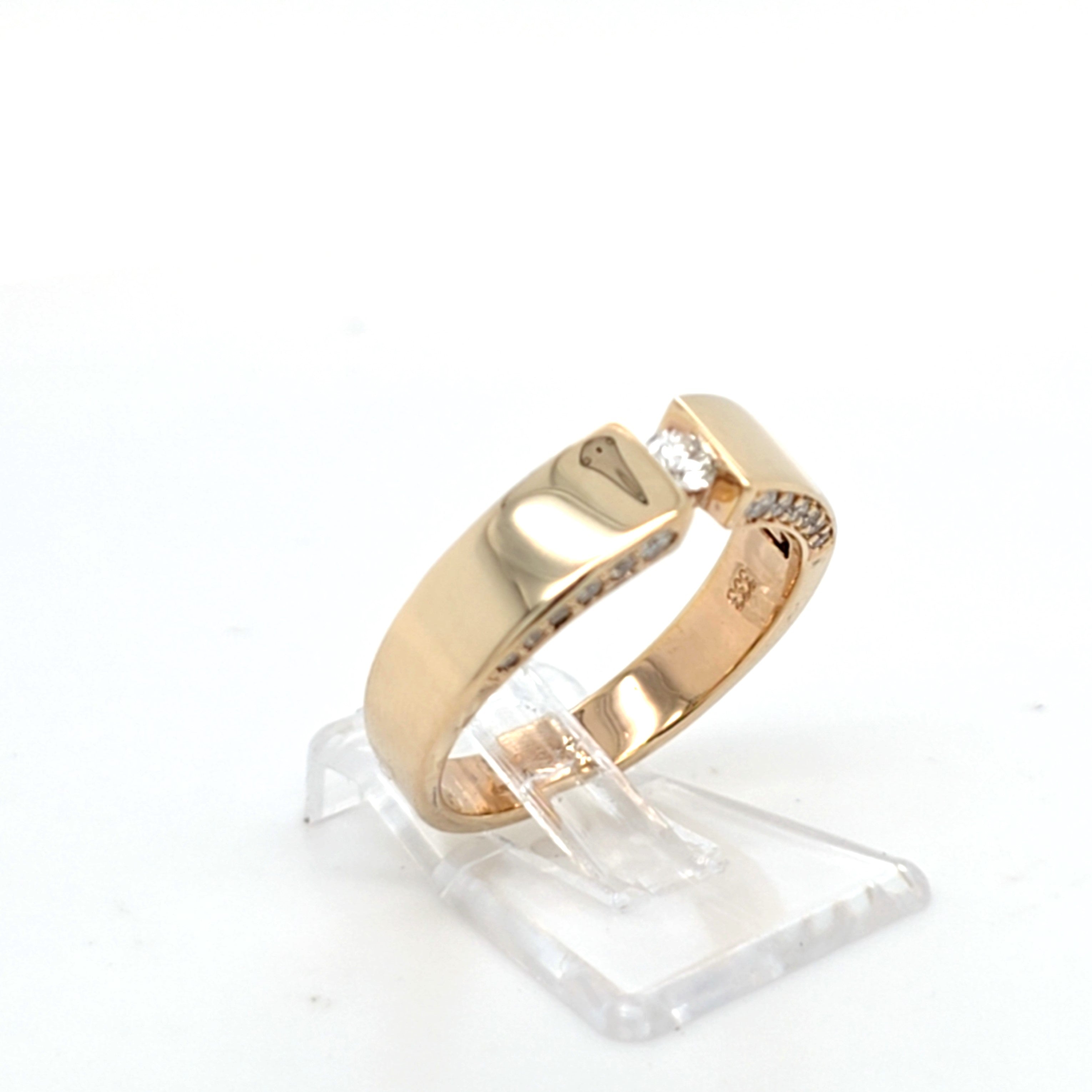 Christ Ring Gelb Gold 333 Brillanten Damen Schmuck