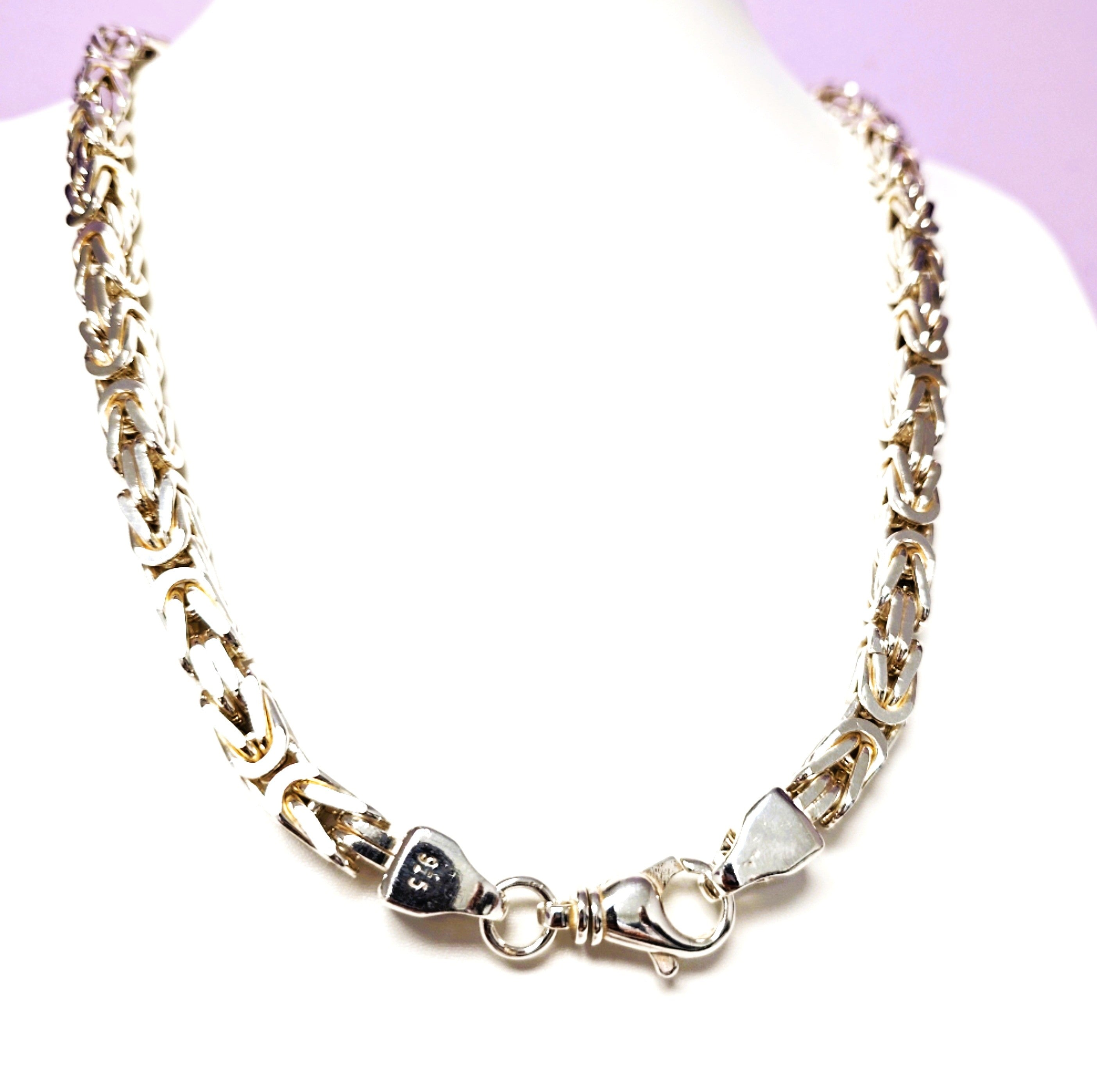 Königskette Silber 925 Unisex ca 60cm Stärke 7,8mm Schmuck 214004