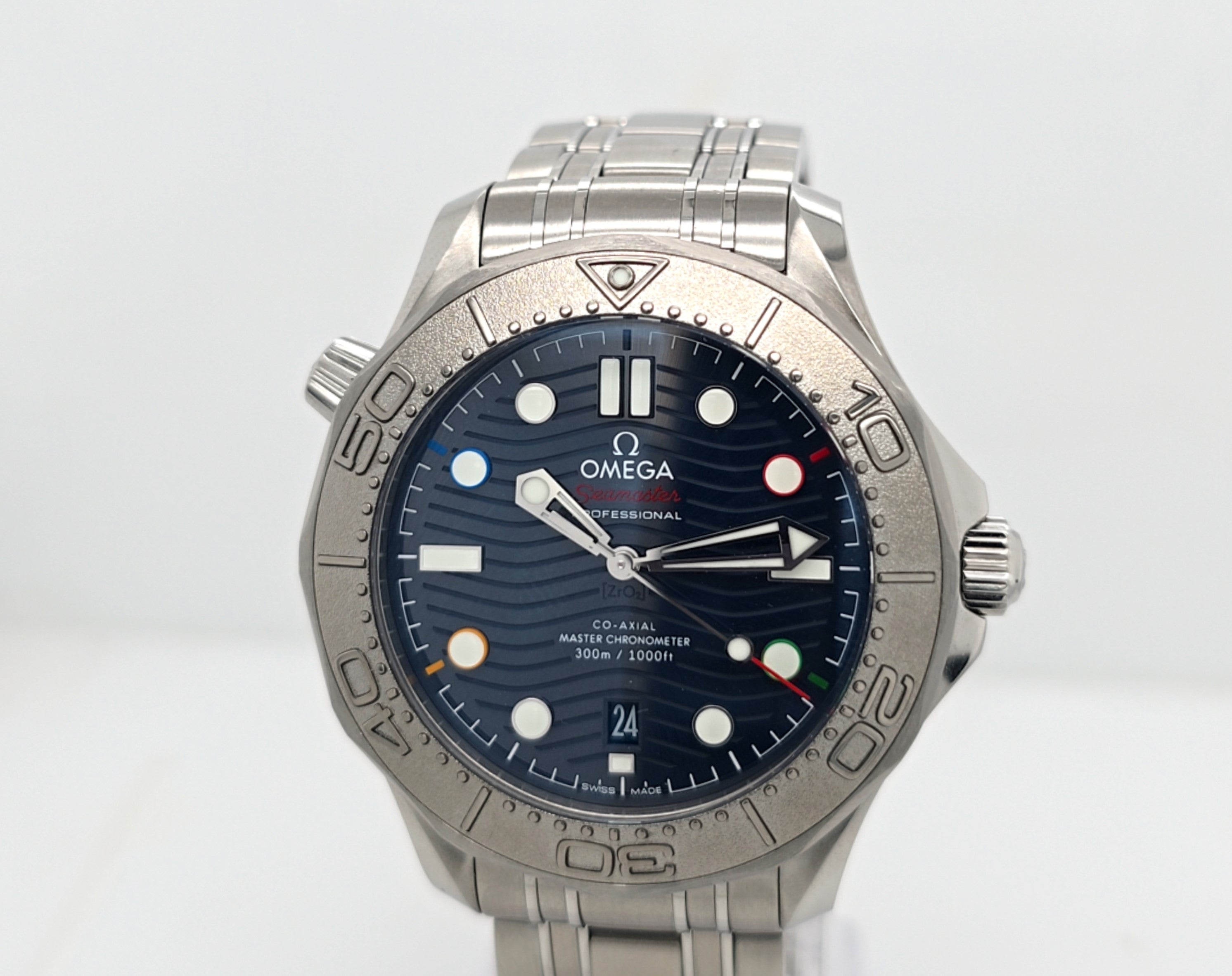 Omega Seamaster Beijing 2022 Full-Set Unisex Stahl 42 mm BJ. 2023