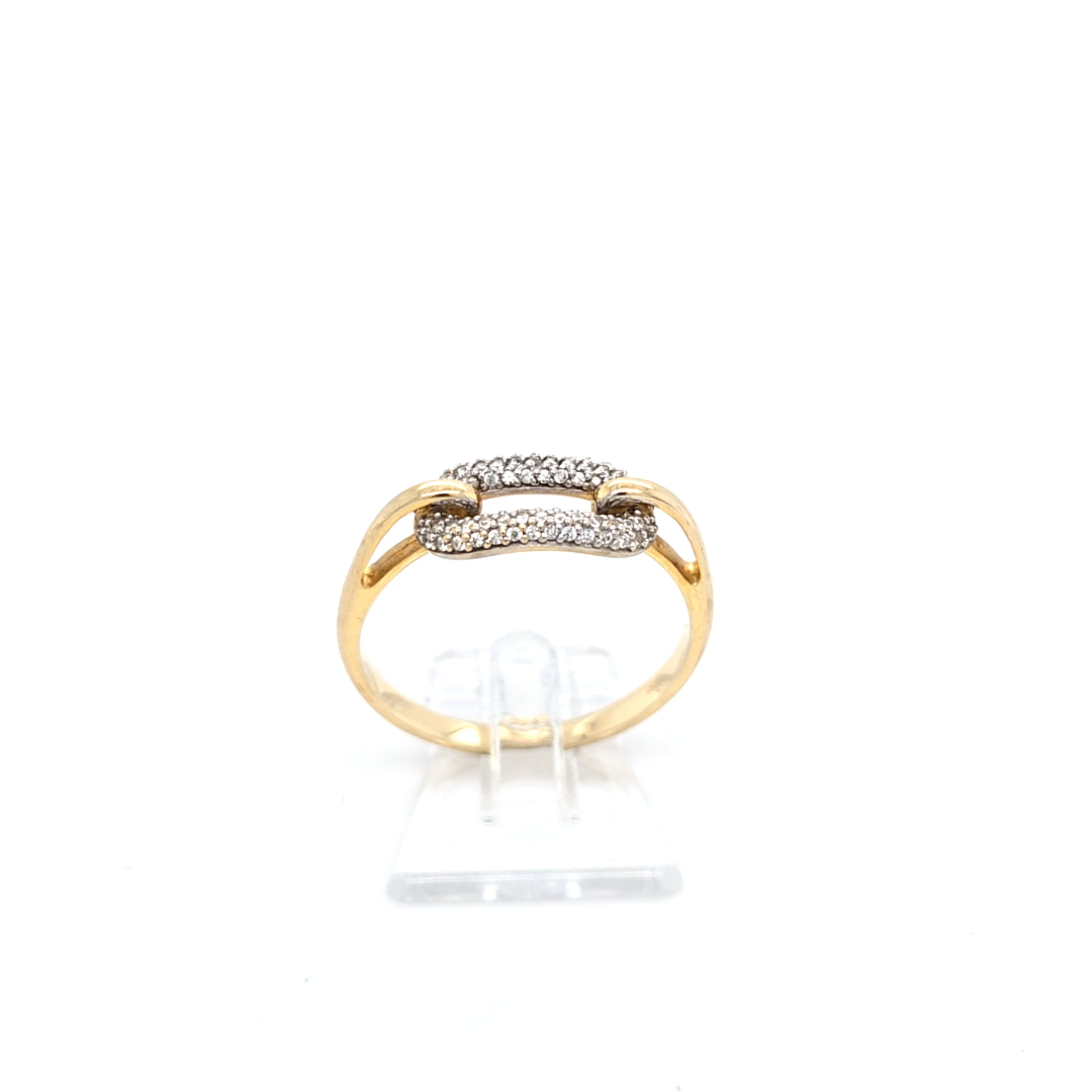 Damen Ring Gelbgold 585 14 kt. Zirkonia *59`* 214071