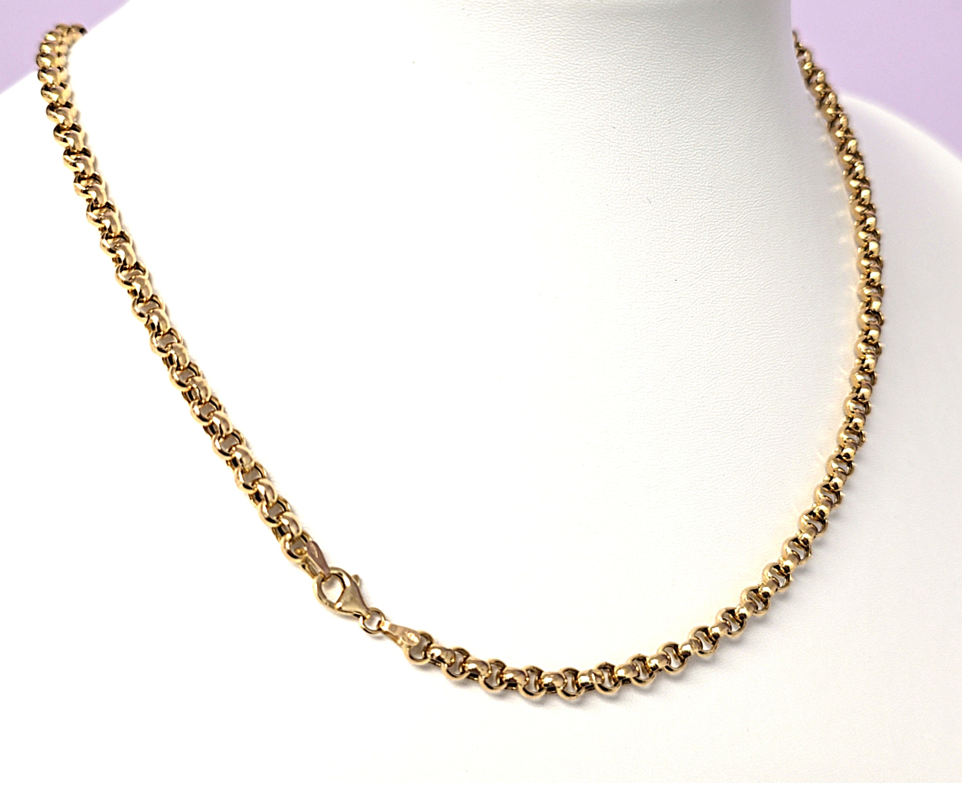 Erbskette  Gelbgold 585/14kt. Damen Länge ca.44cm