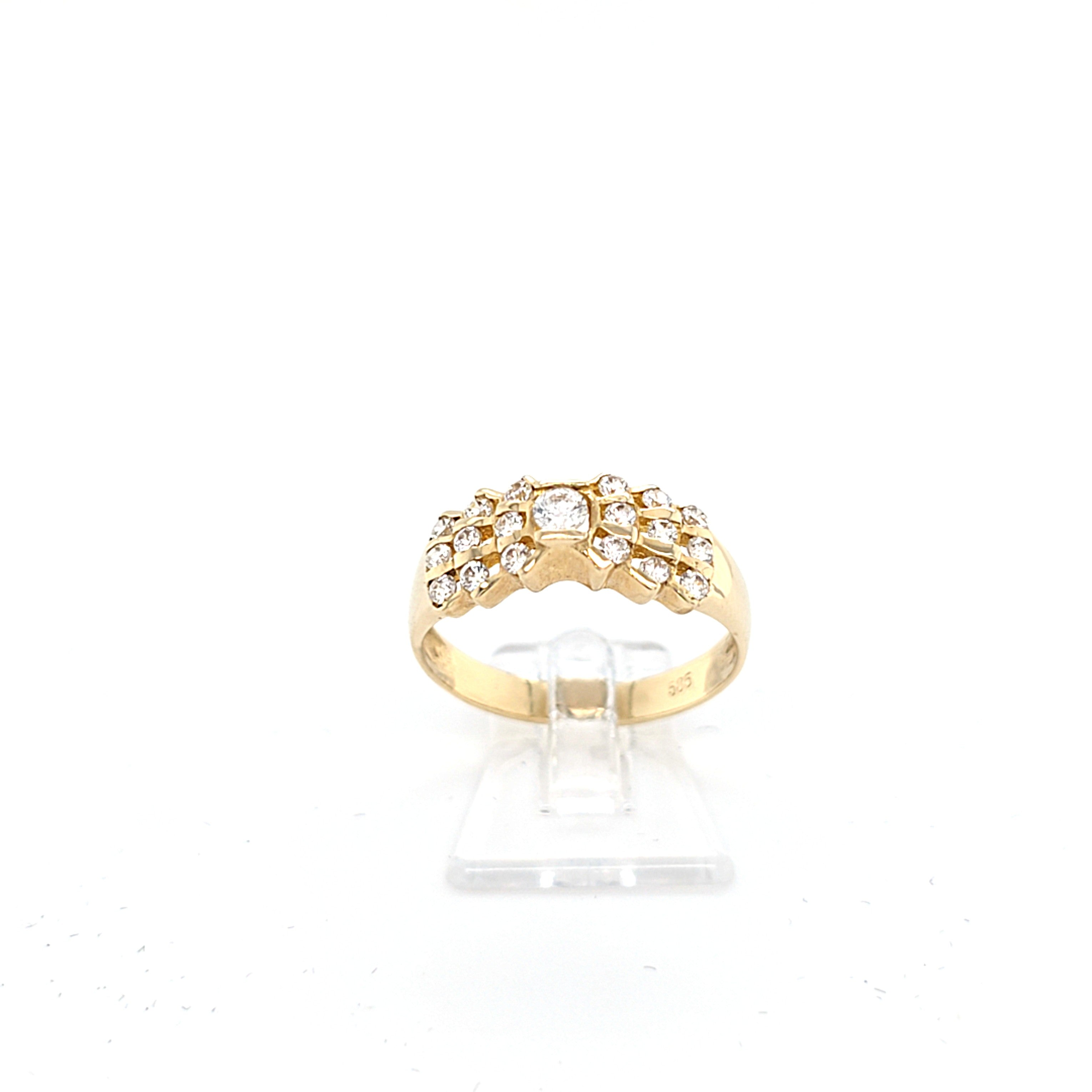 Damenring Gold 585 14kt. mit Zirkonia *58* 215998