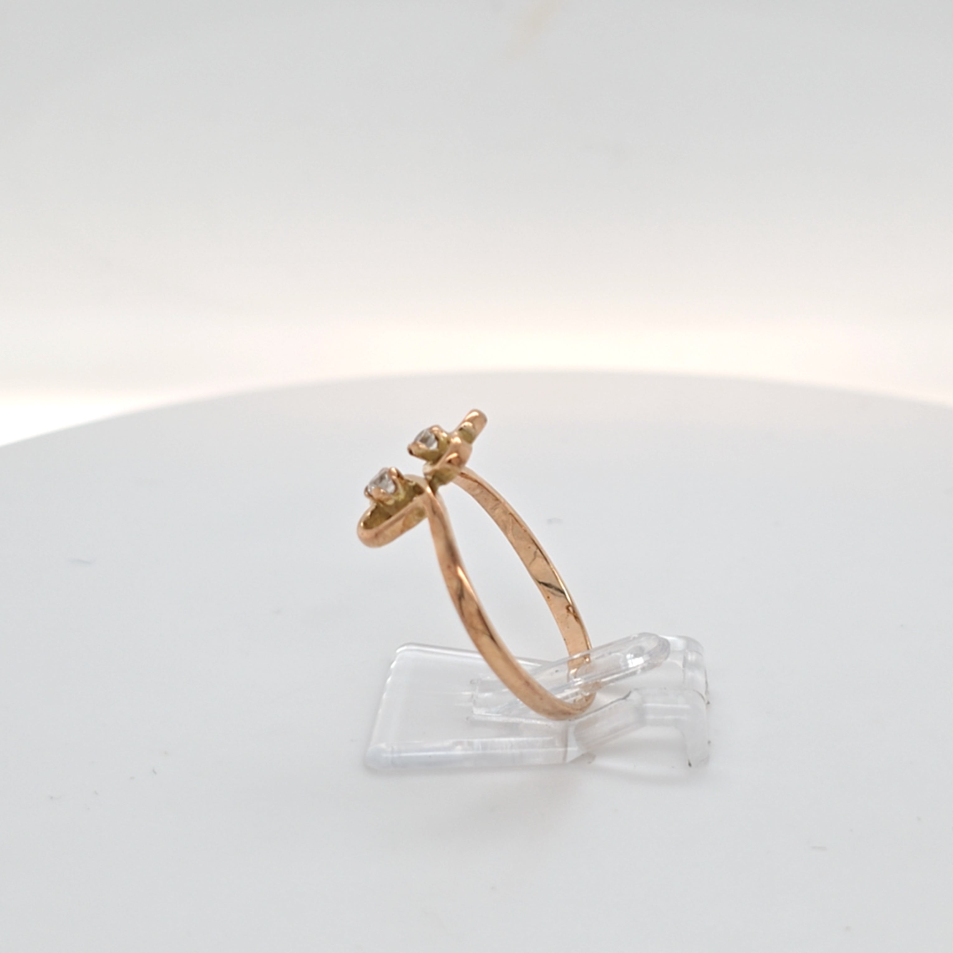Ring Gelb Gold 585 Zirkonia Damen Herz Geschenk