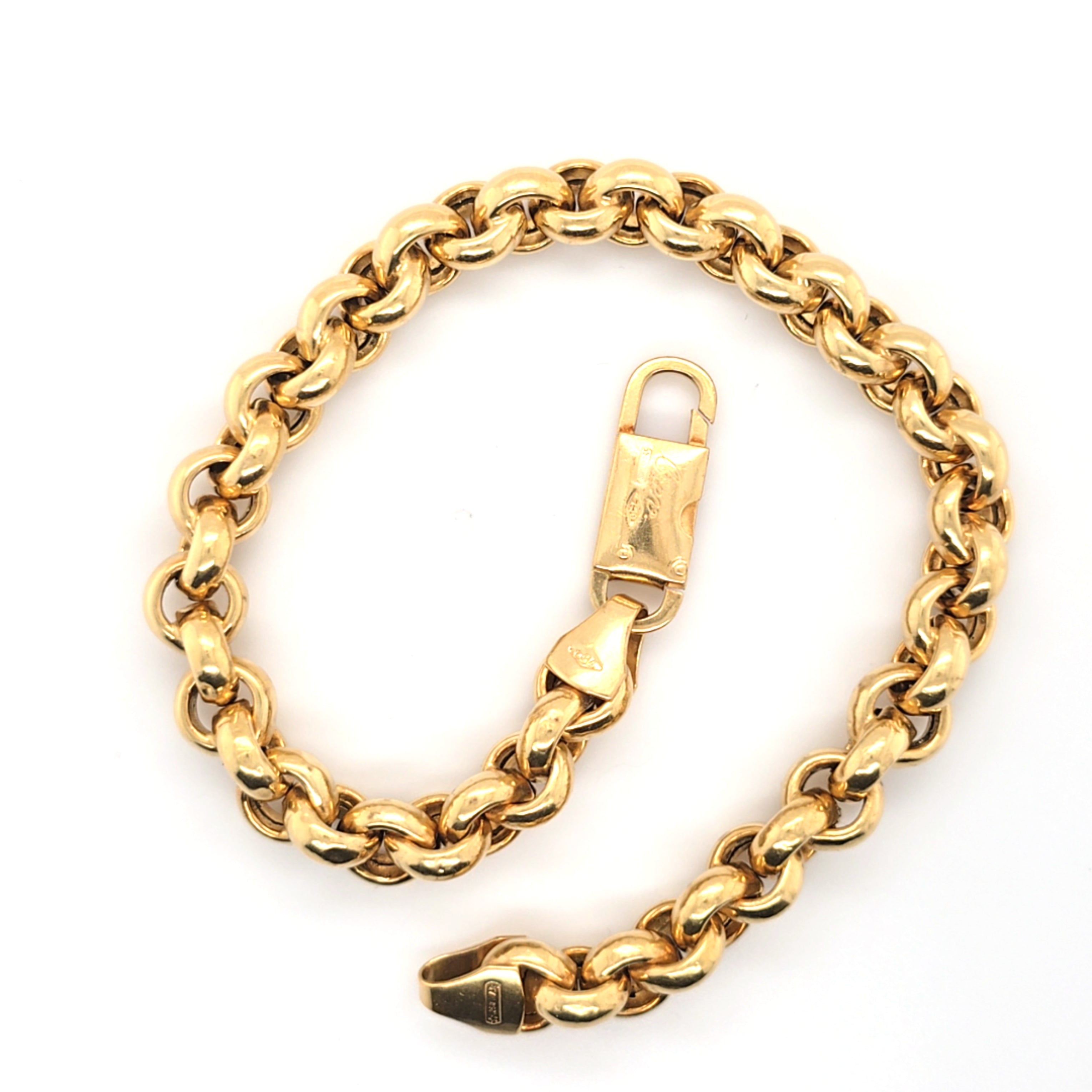 Armband Gelb Gold 750 Erbsdesign Schmuck Geschenk