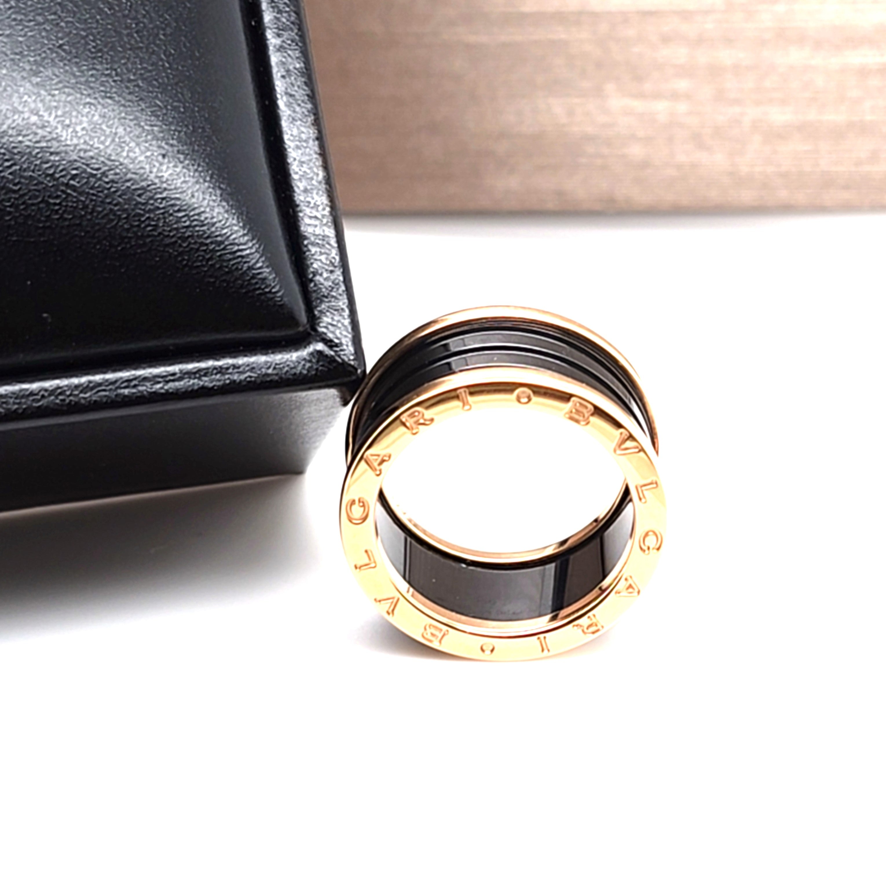 Bvlgari B Zero 4 Band Ring Keramik *58* Zertifikat OVP 219501
