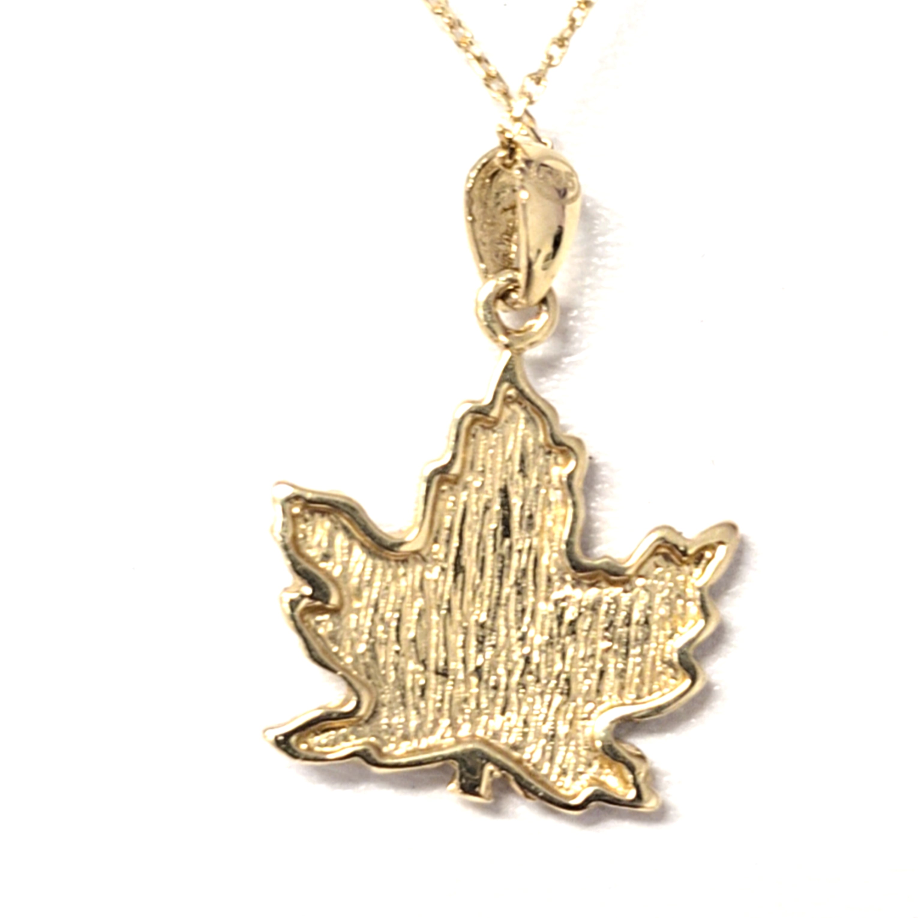 Kette Gelb Gold 585 14 kt 42 cm Blatt Gelb Weiß Gold 217630