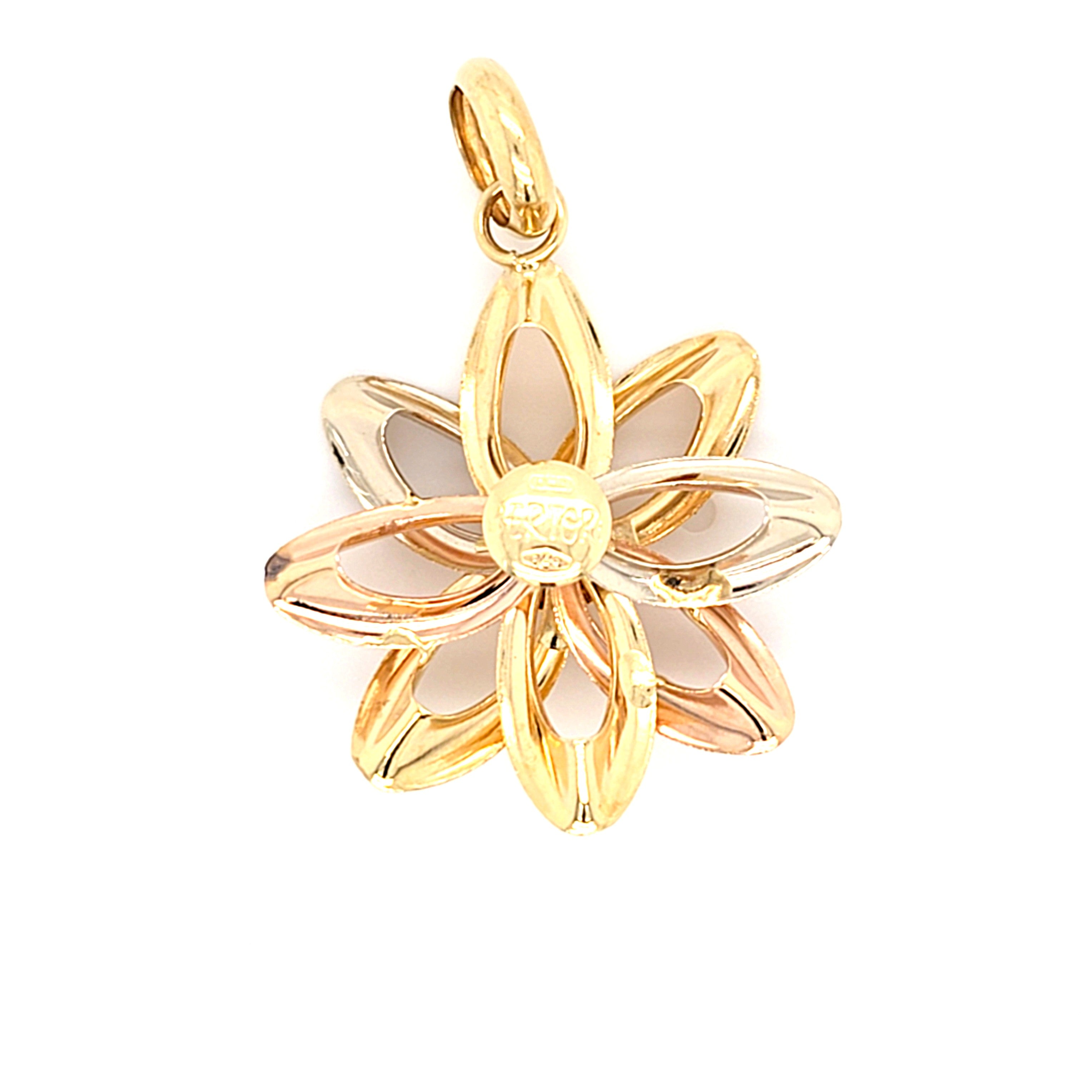 Anhänger Schmuck Tricolor Gold 750 18 kt Damen